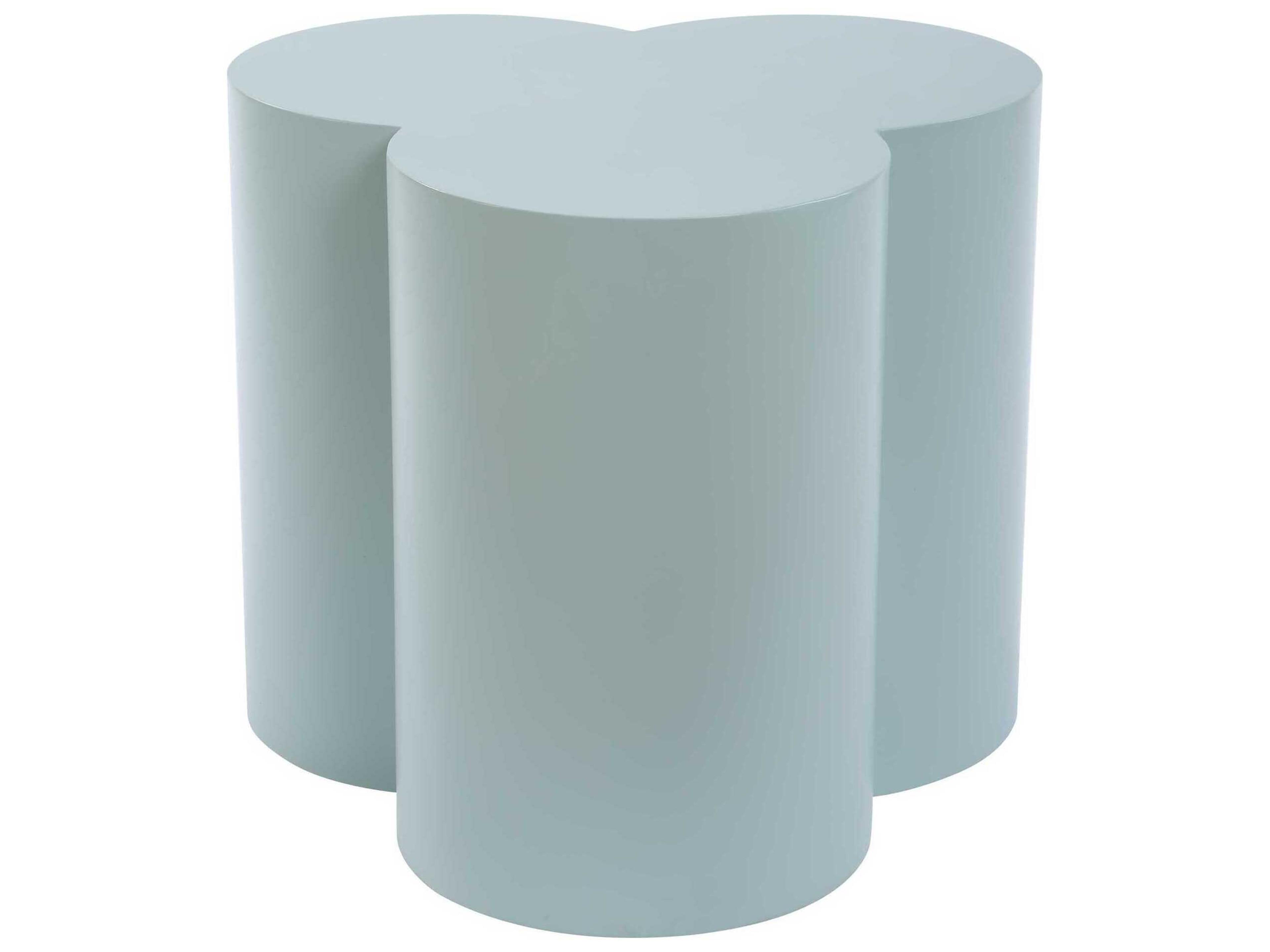 Uttermost Outdoor Beven Light Blue Metal End Table