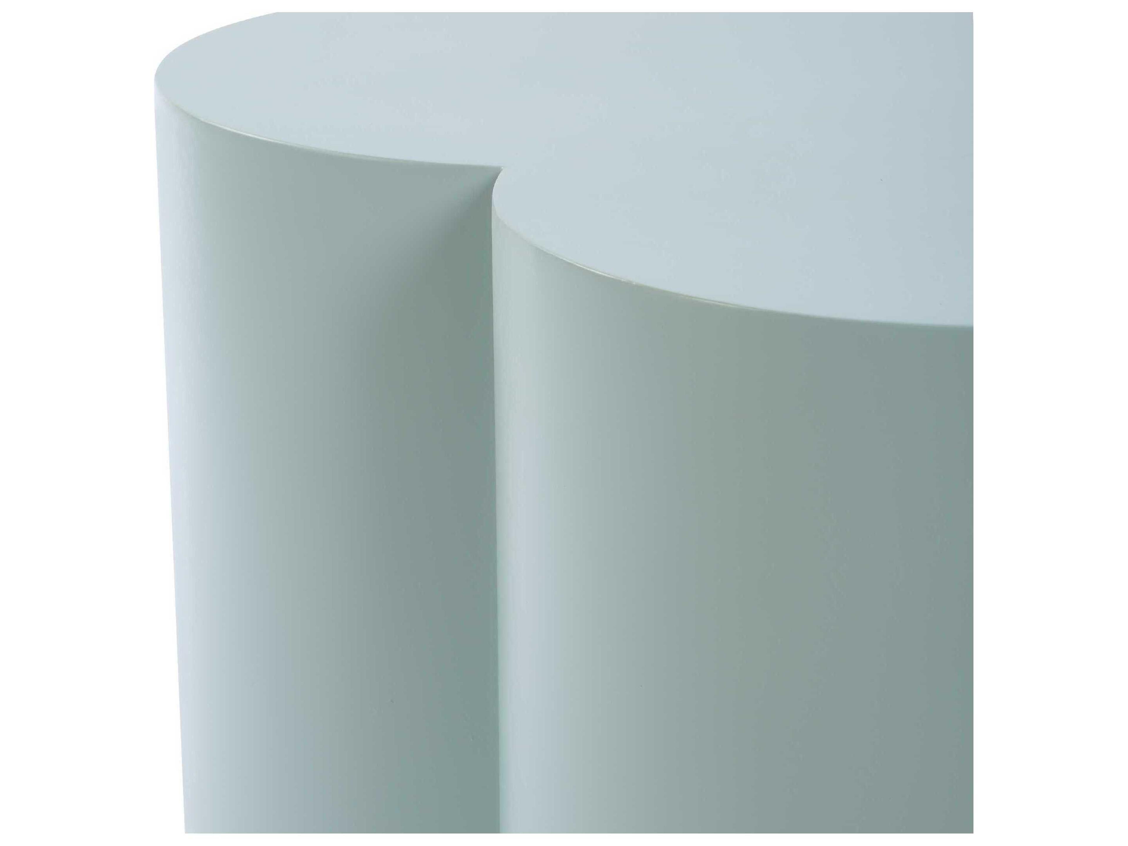 Uttermost Outdoor Beven Light Blue Metal End Table