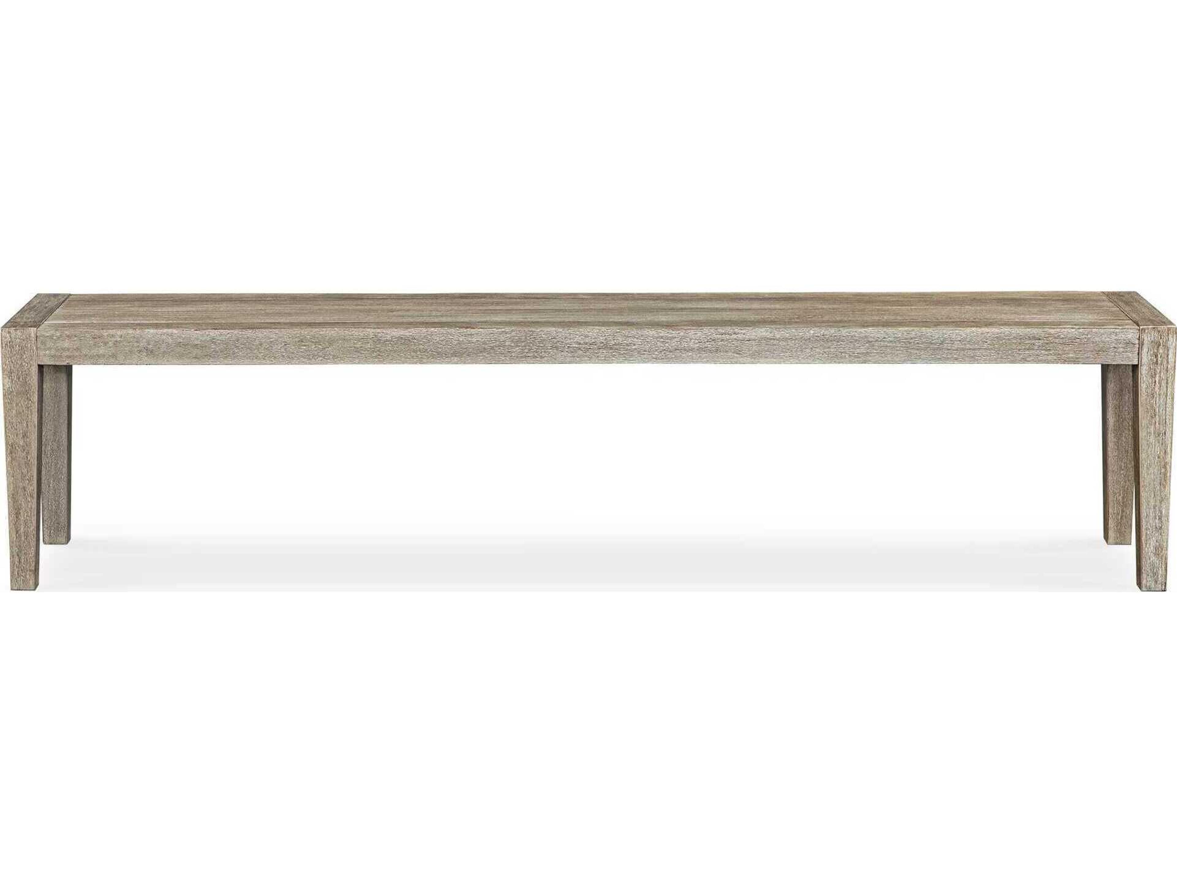 Uttermost Outdoor Kirkham Gray Wood Bench