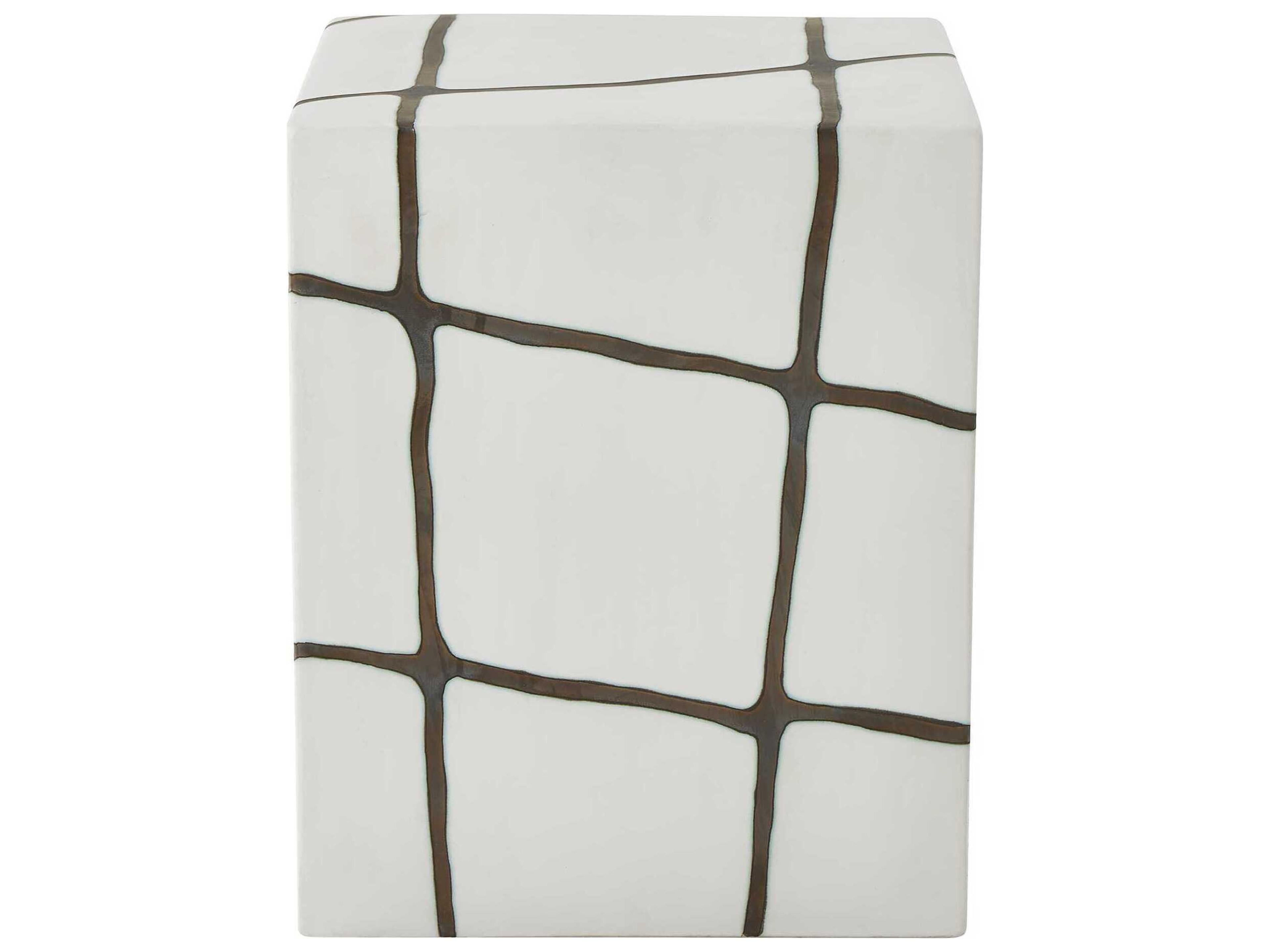 Uttermost Outdoor Rocklyn Bronze Earthenware Concrete Garden Stool