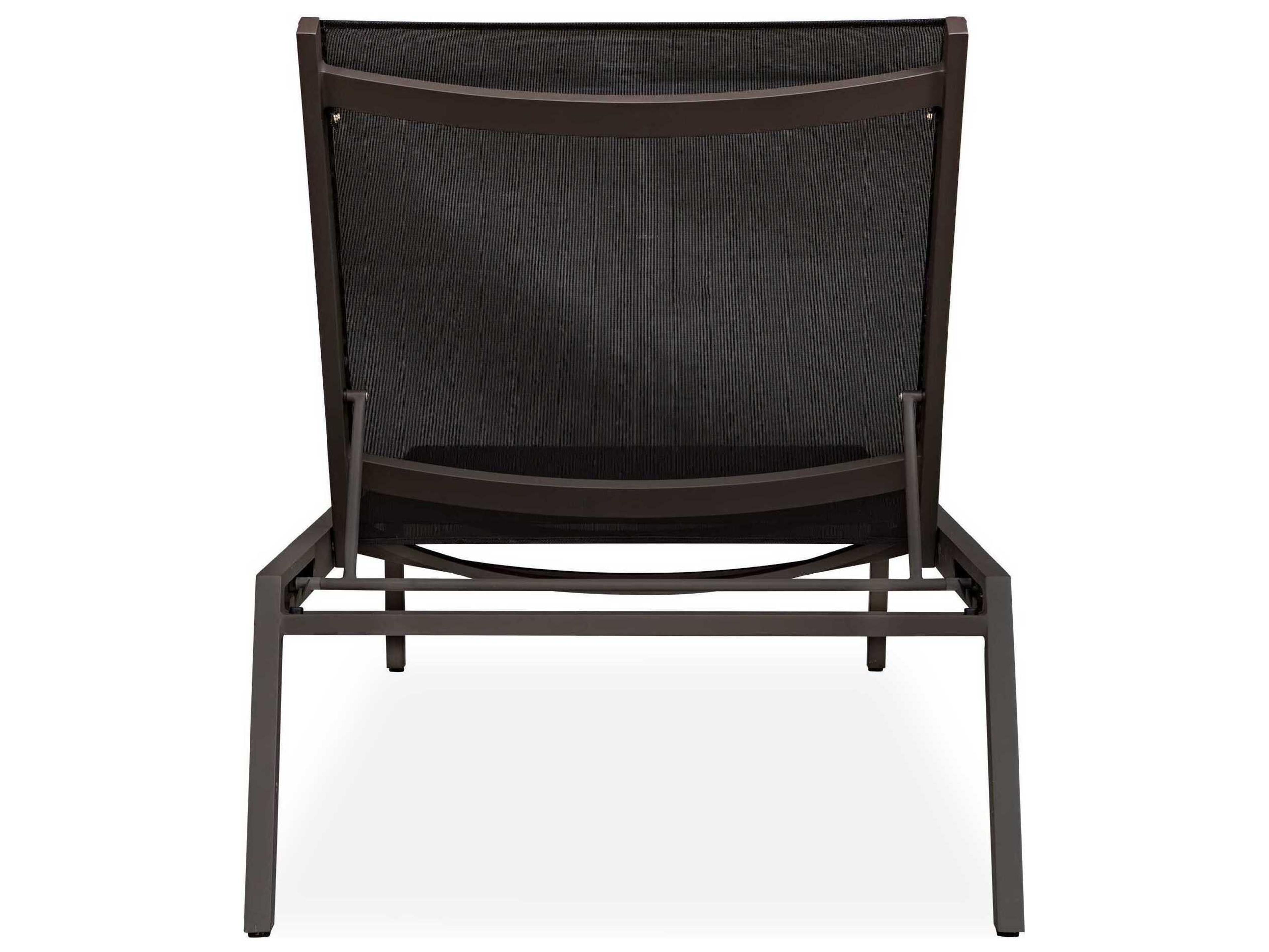 Uttermost Outdoor Bea Java Black Aluminum Polypropylene Chaise Lounge