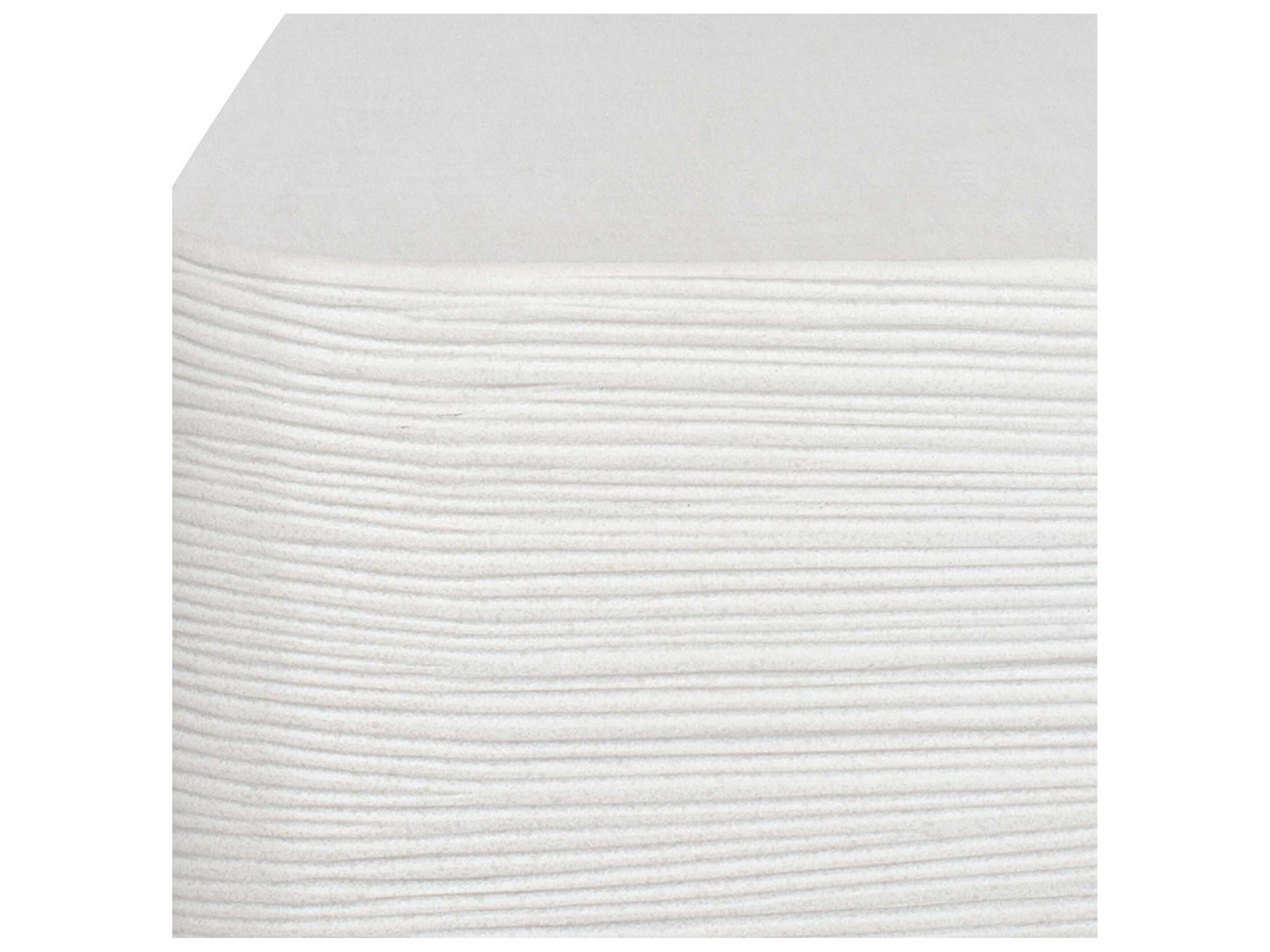 Uttermost Outdoor Saltwater White Concrete Coffee Table