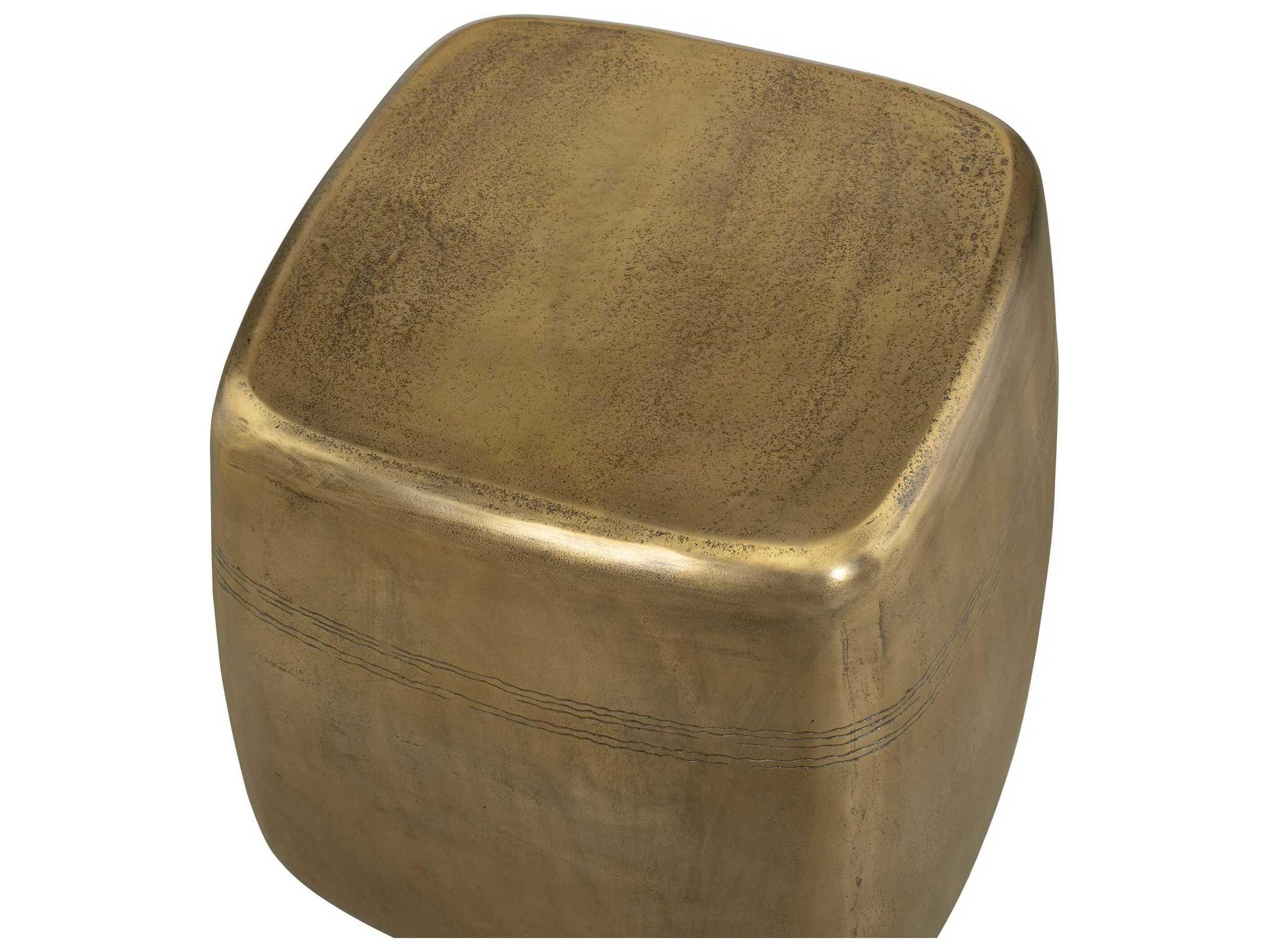 Uttermost Outdoor Saguaro Metal Square End Table