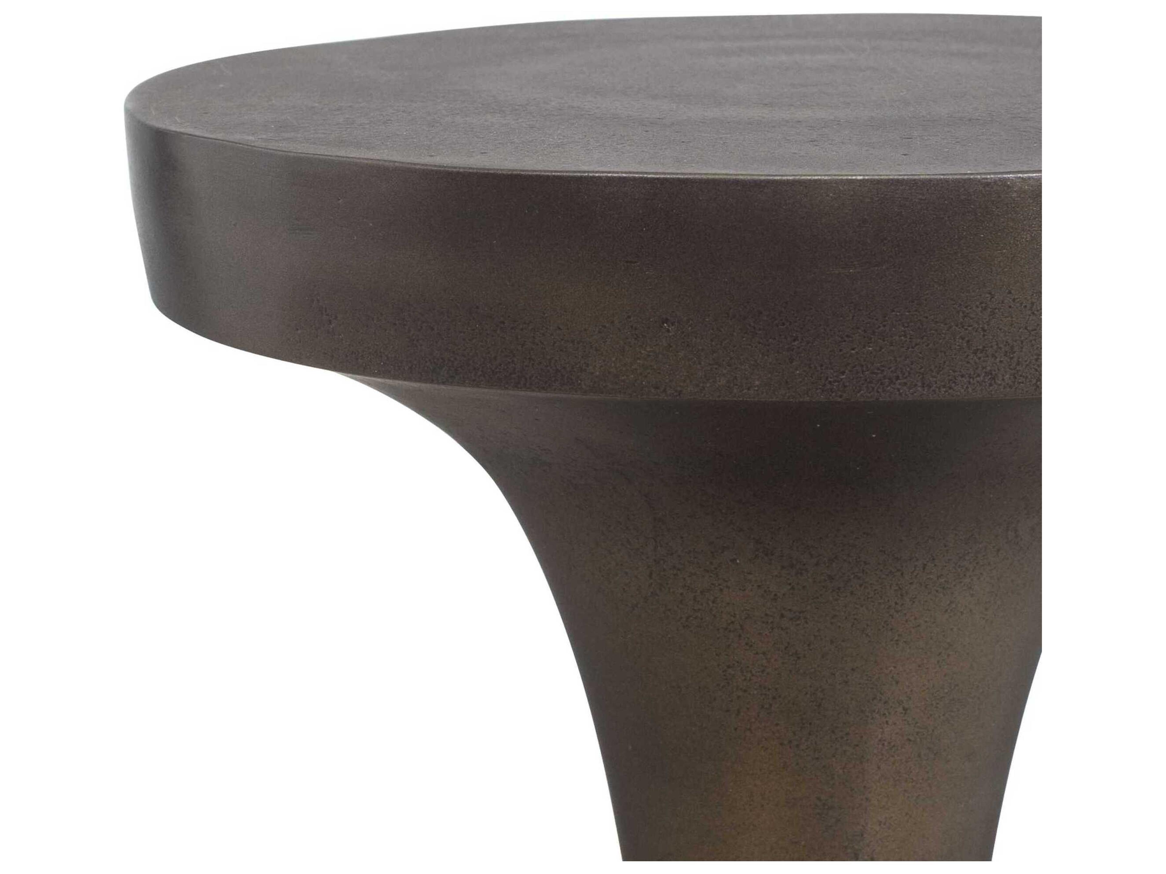 Uttermost Outdoor Miko Metal Round End Table