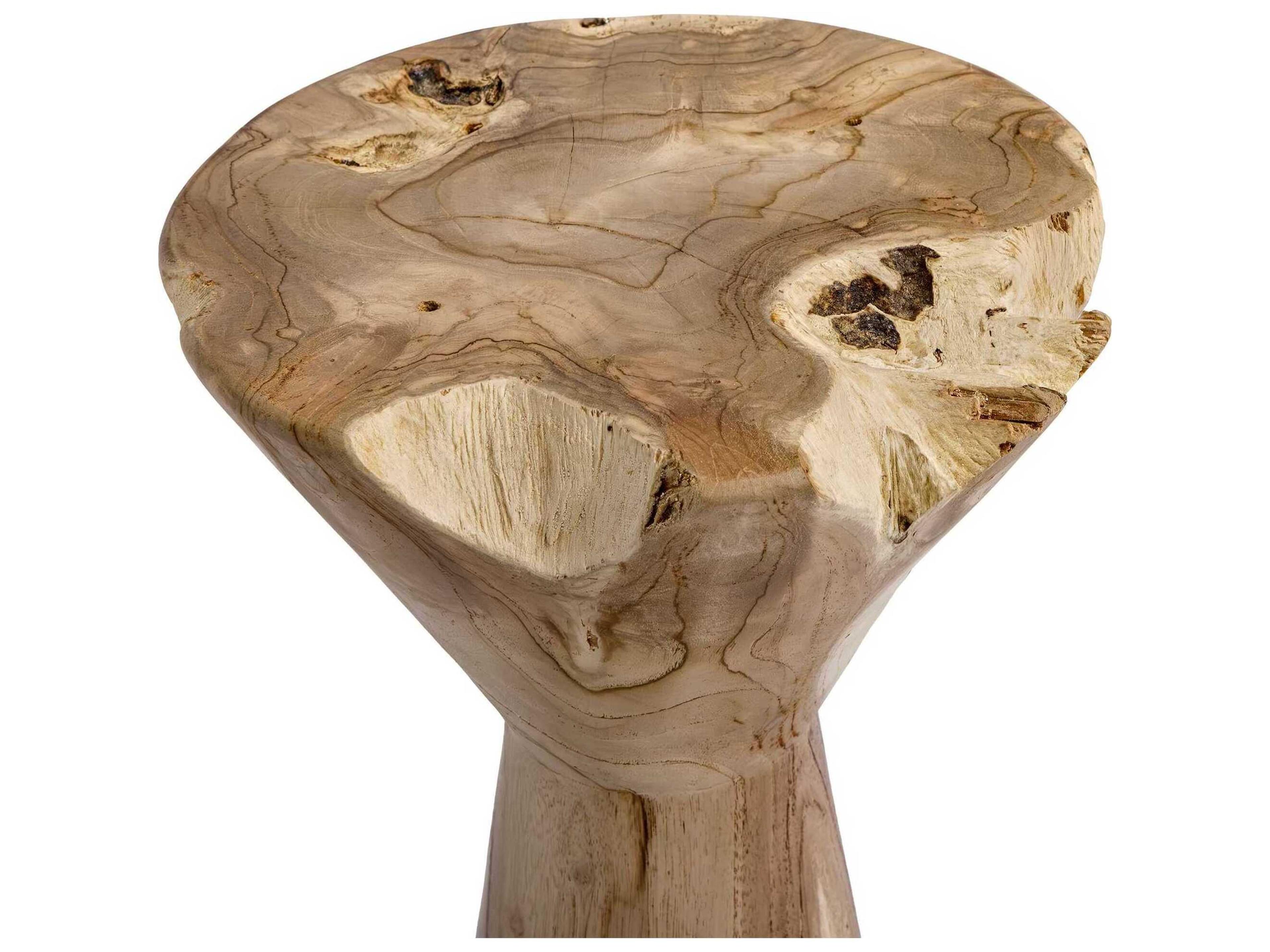 Uttermost Outdoor Coastwood Wood Round End Table