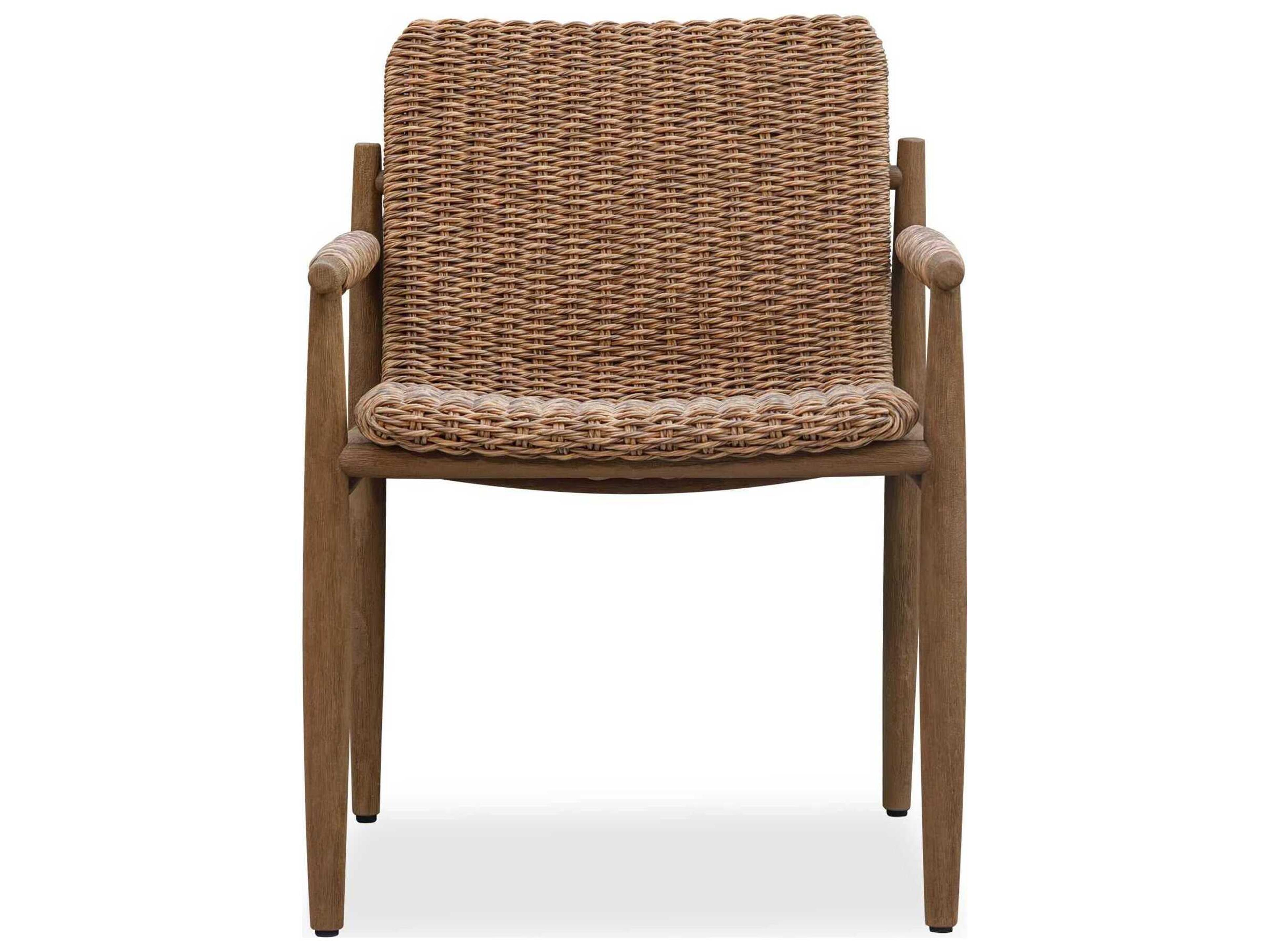 Uttermost Outdoor Sumba Wood Wicker Lounge Chair