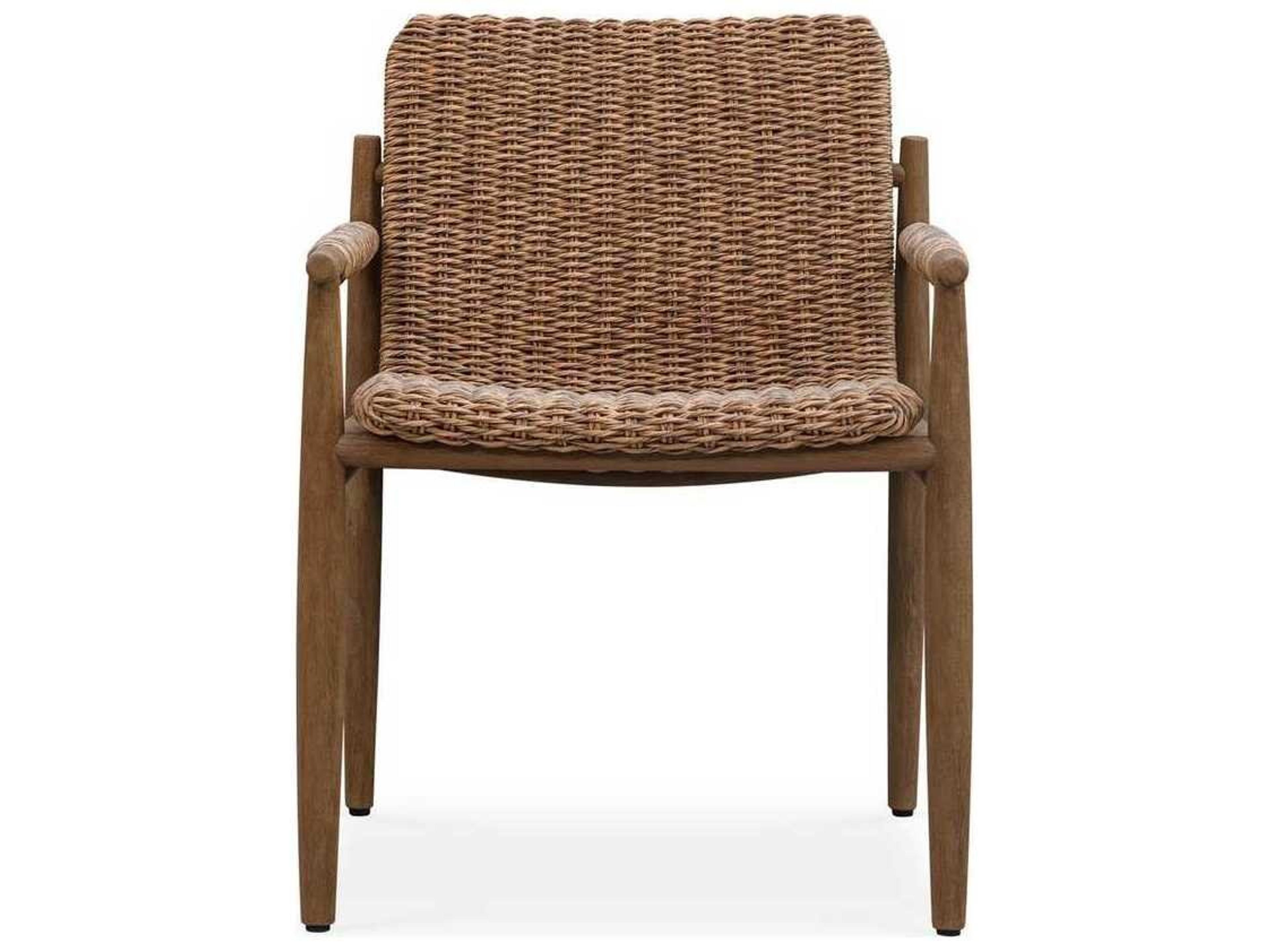 Uttermost Outdoor Sumba Wood Wicker Dining Chair