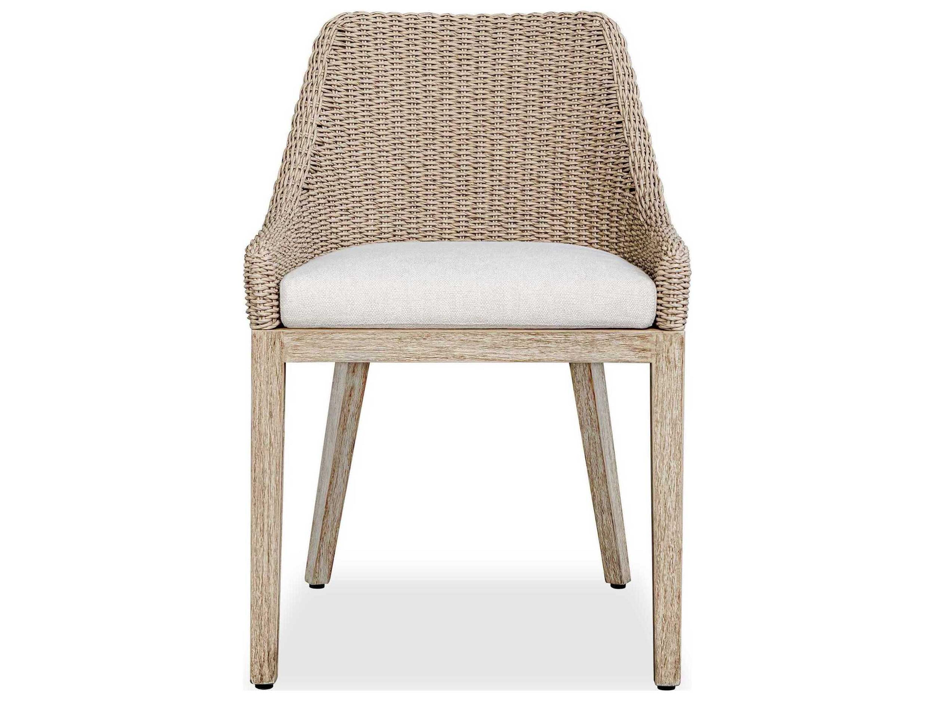 Uttermost Outdoor Paloma Wicker Cushion Dining Chair