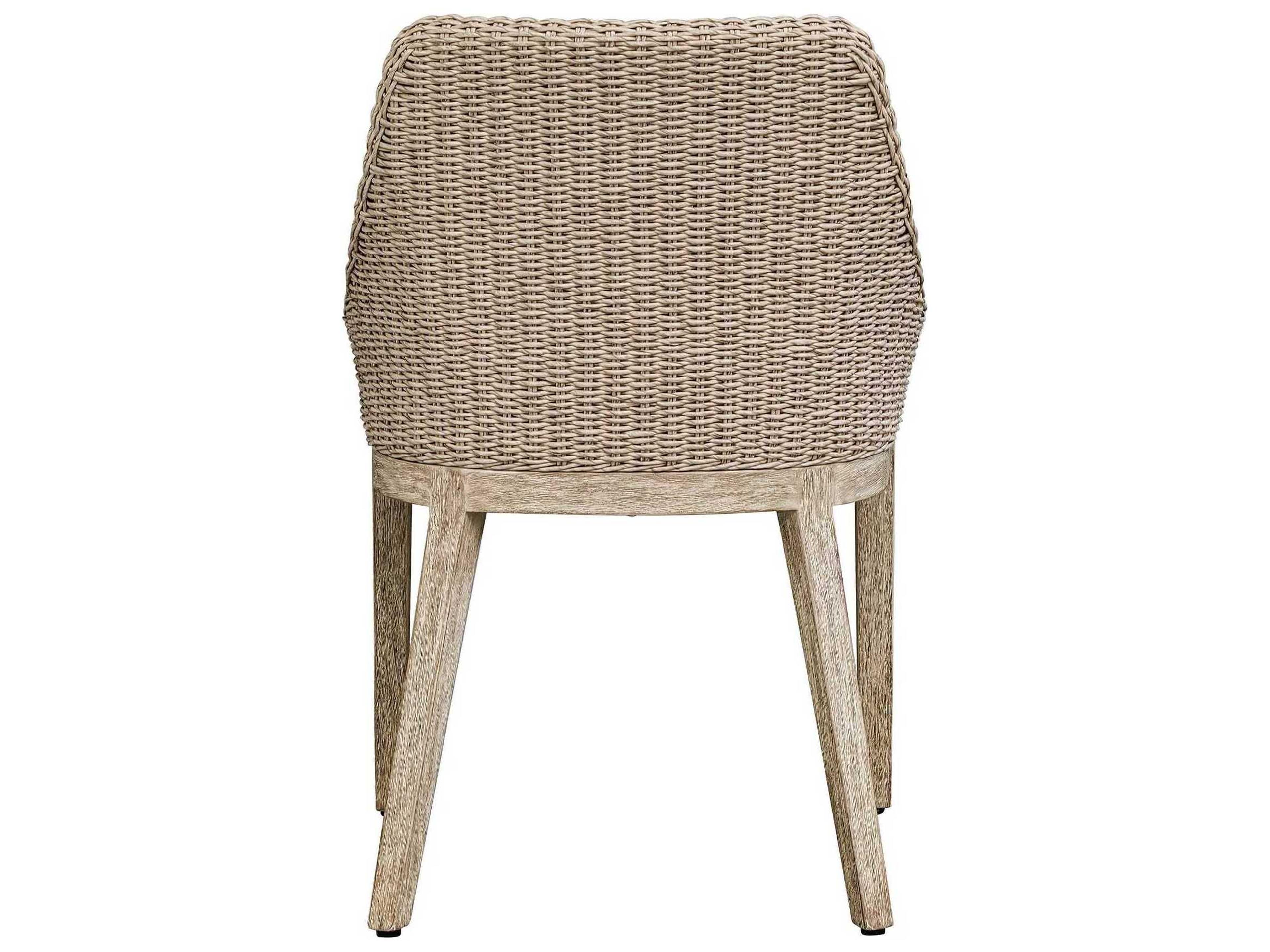 Uttermost Outdoor Paloma Wicker Cushion Dining Chair