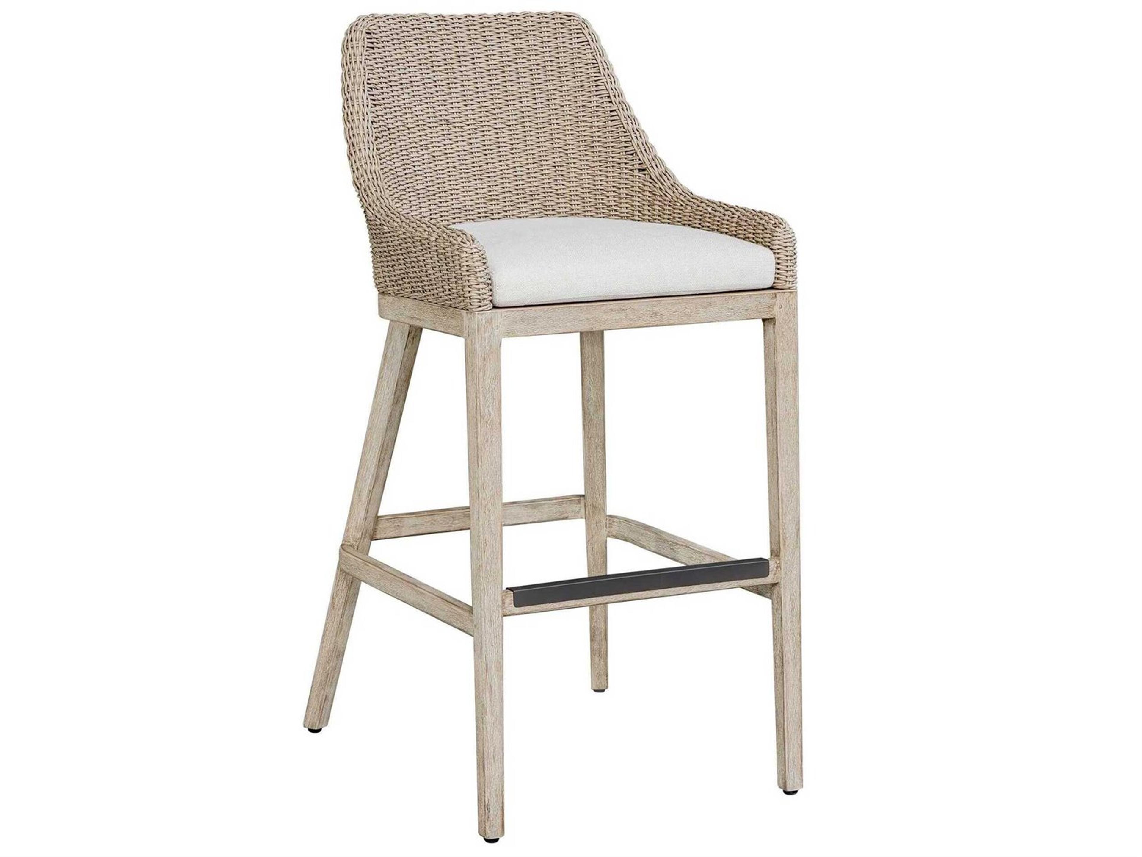 Paloma Wicker Cushion Bar Stool