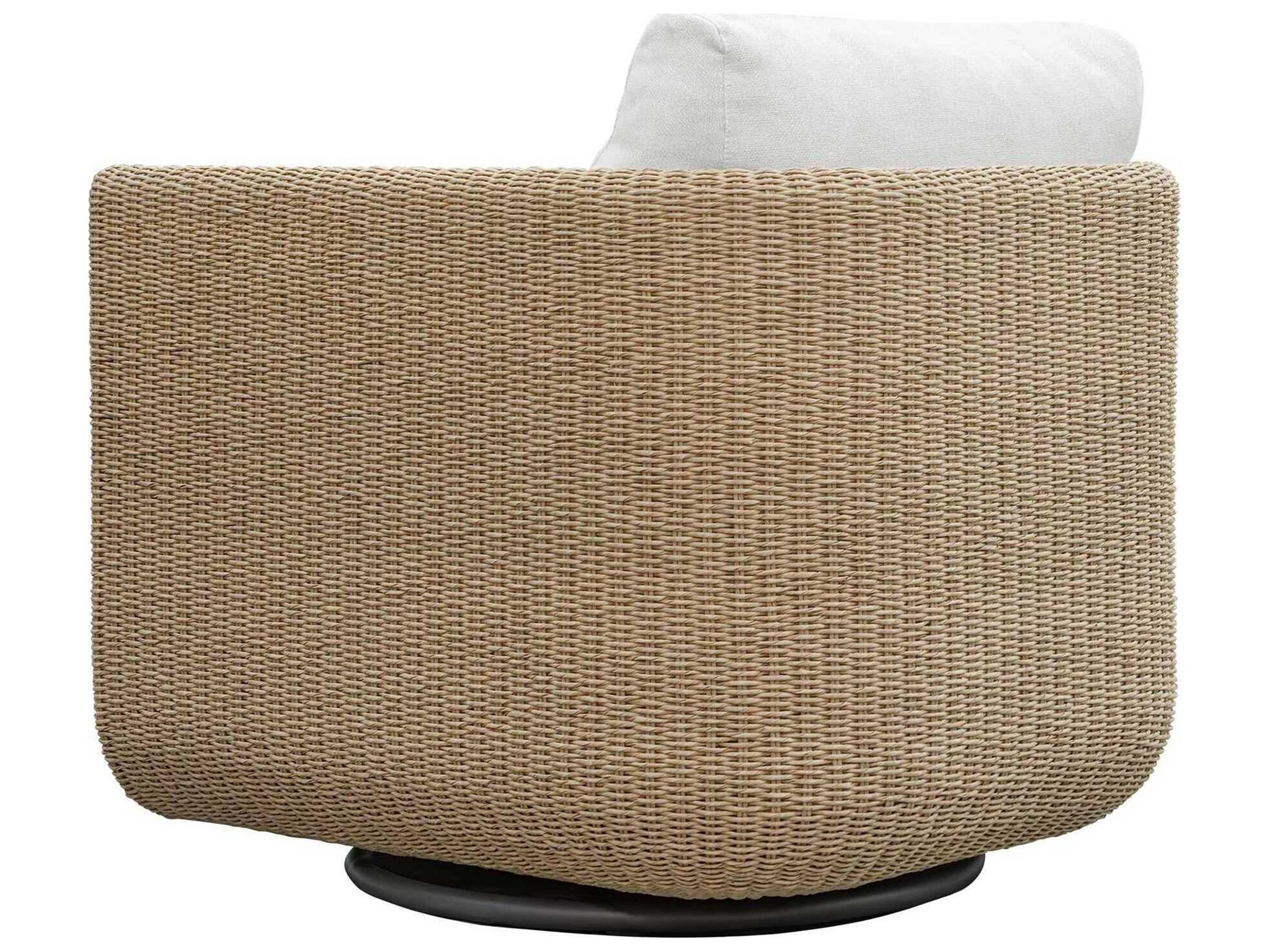 Uttermost Outdoor Santorini Wicker Cushion Lounge Chair