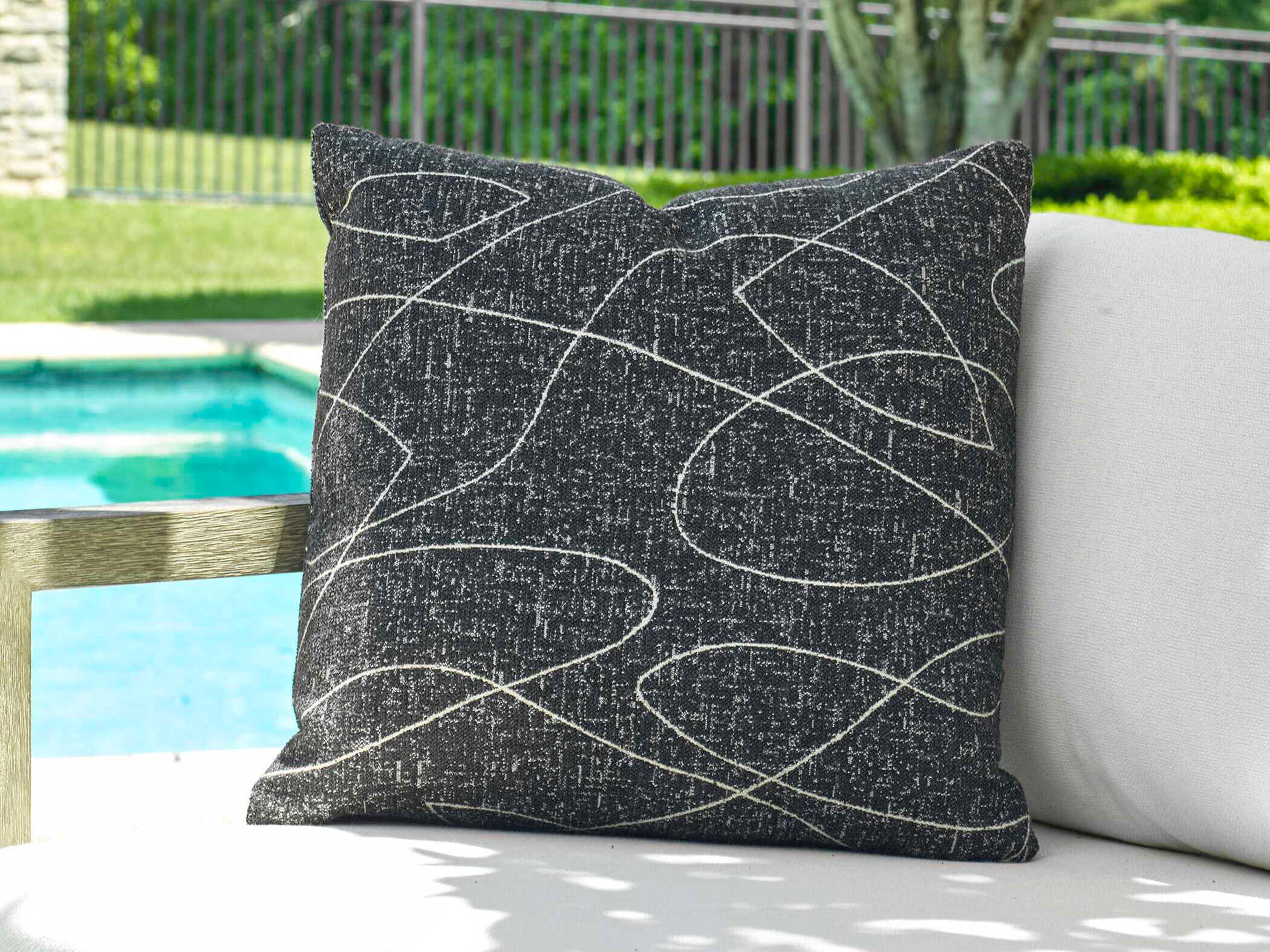 Uttermost Outdoor Loopy Loop Outdoor Onyx Pillow