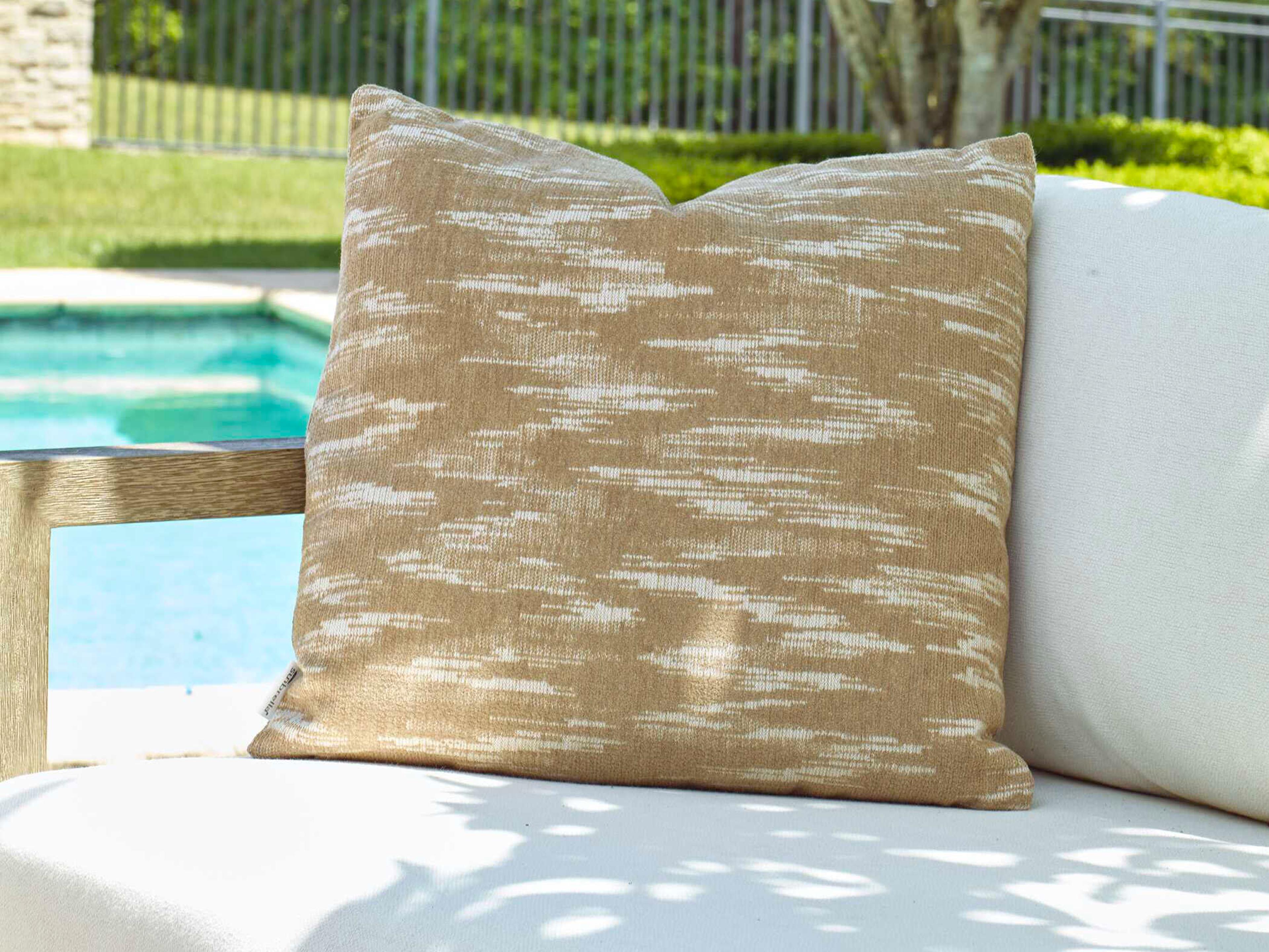 Uttermost Outdoor Mountains Outdoor Sand Toned Pillow