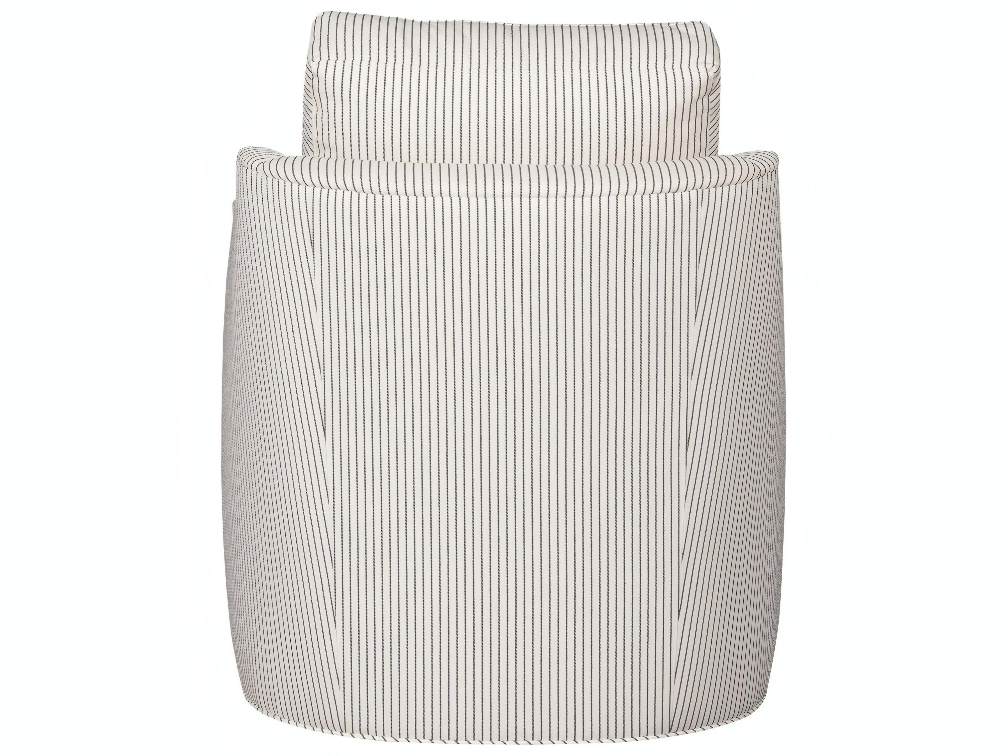 Vanguard Furniture American Bungalow Newlin Barrel Back Swivel Chair