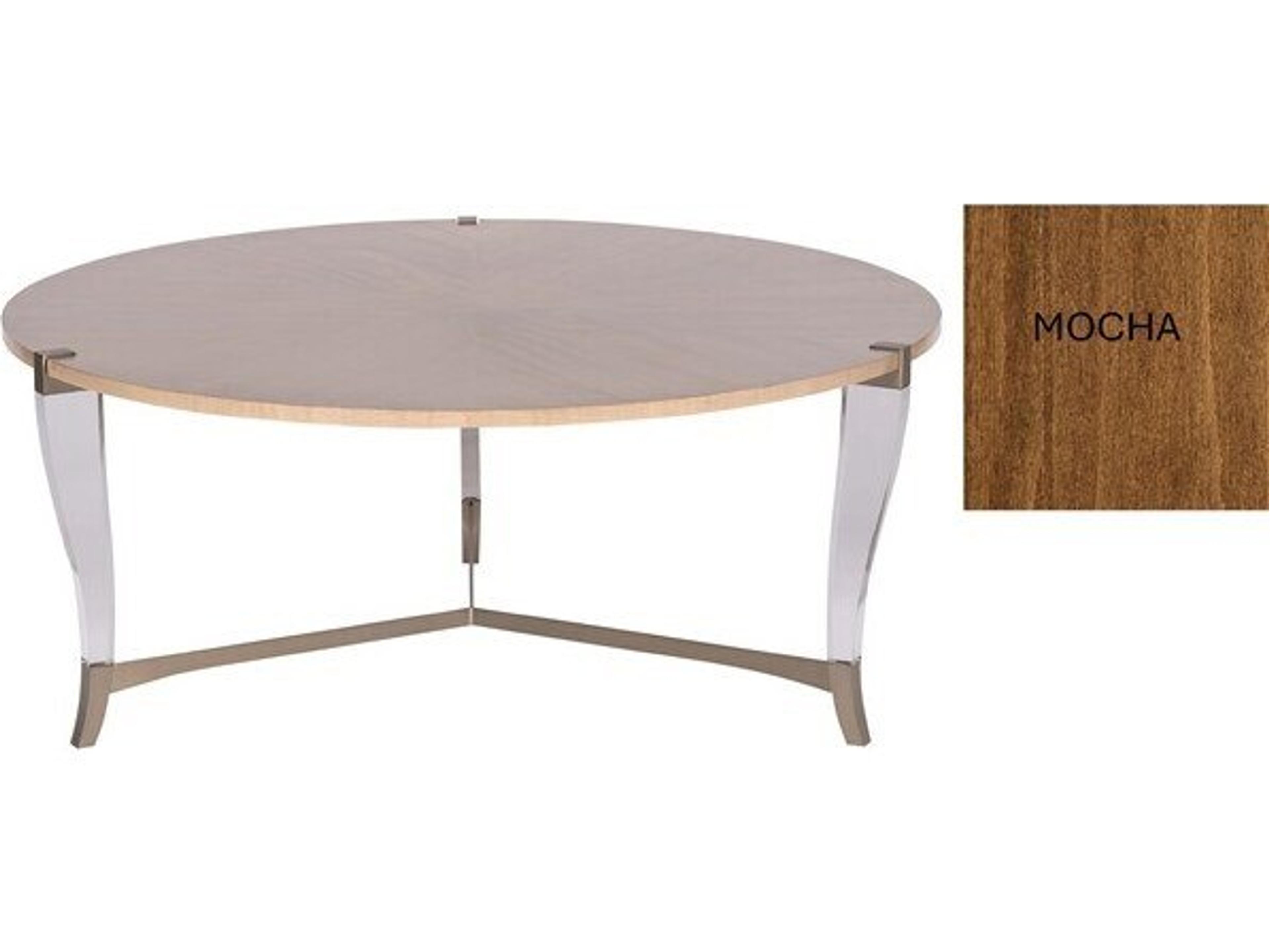 Clarion Round Wood Coffee Table