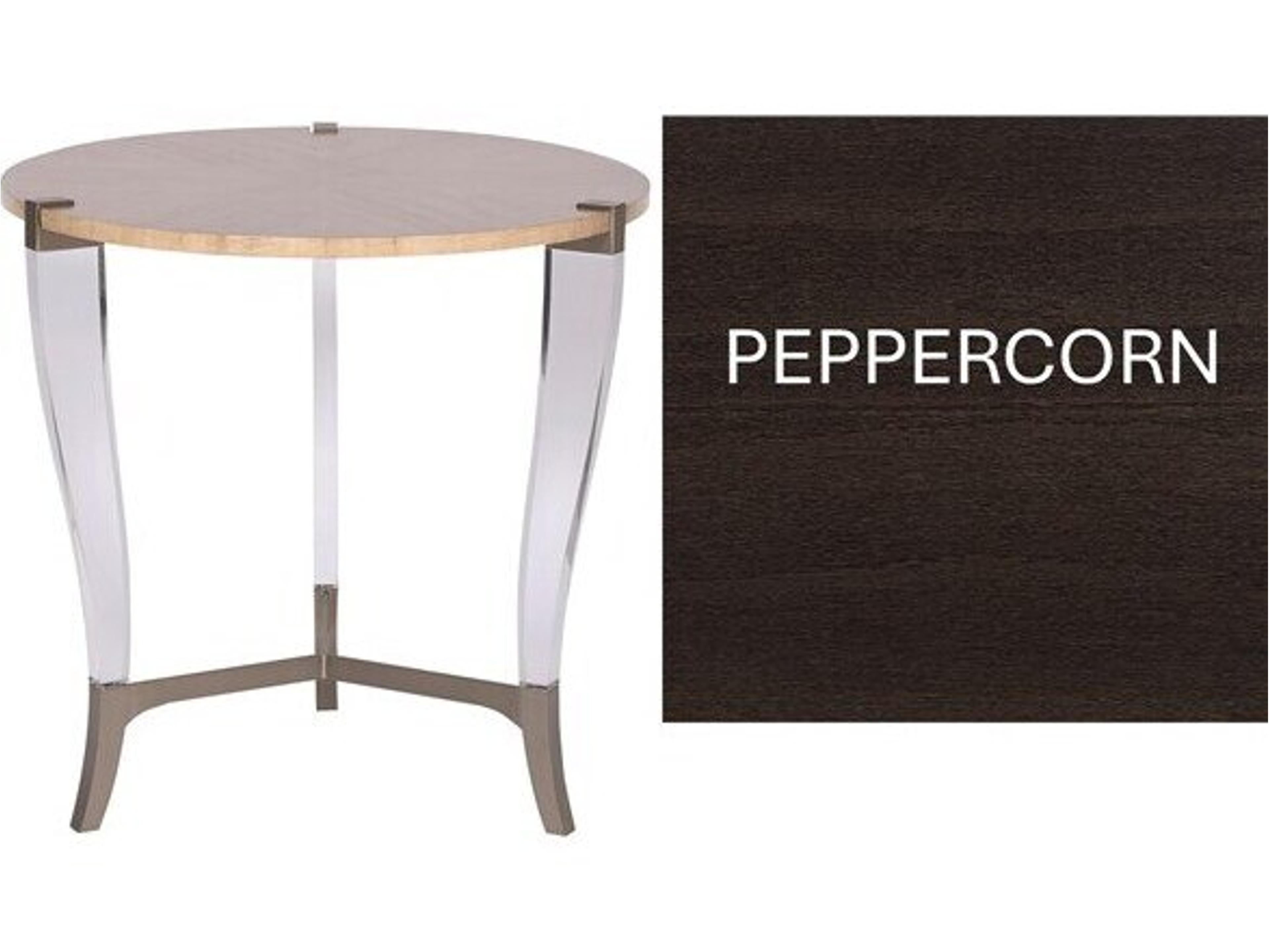 Clarion Round Wood End Table