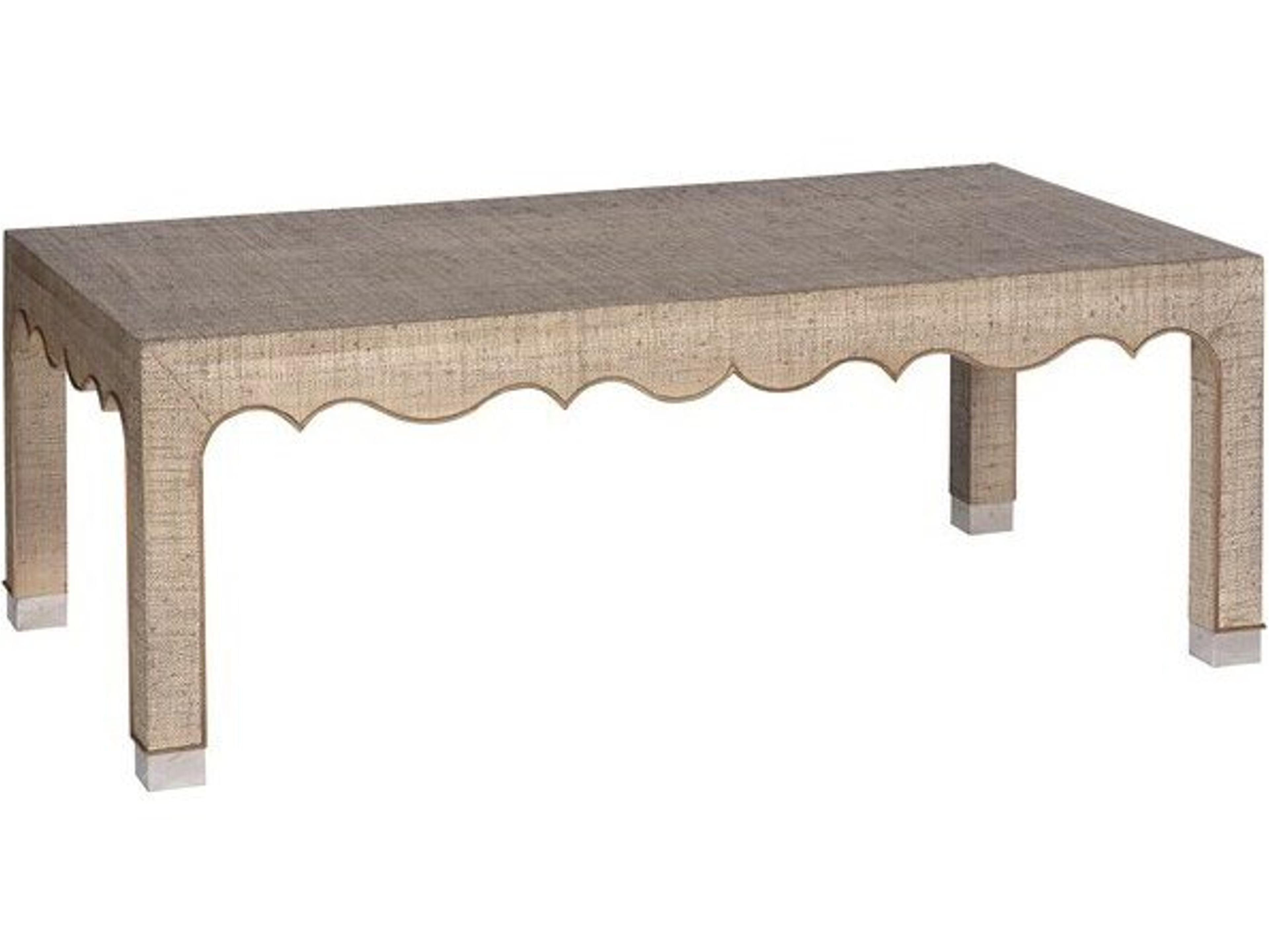 Vanguard Furniture Melissa Rectangular Fabric Coffee Table