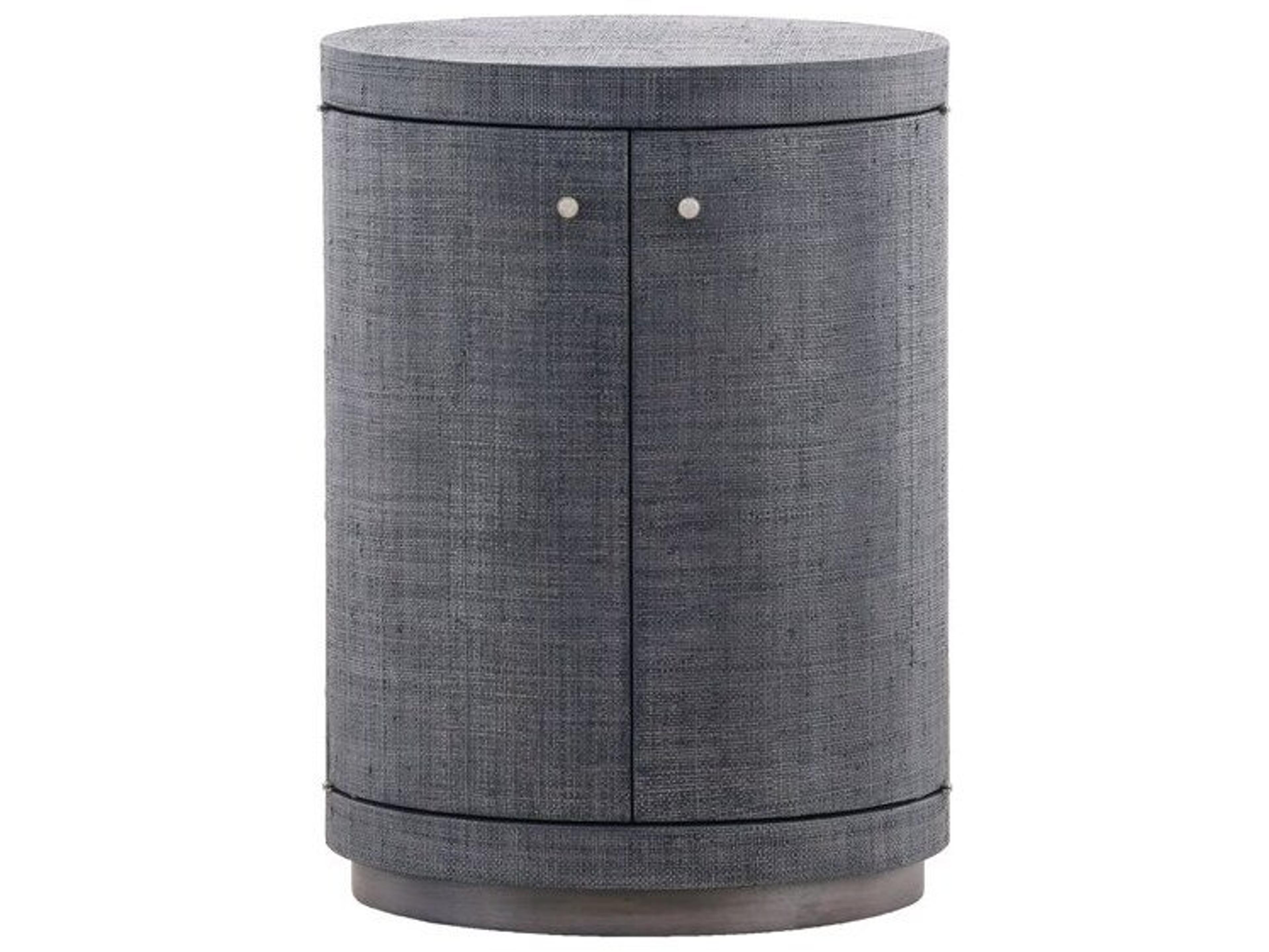 Cella Round Fabric End Table