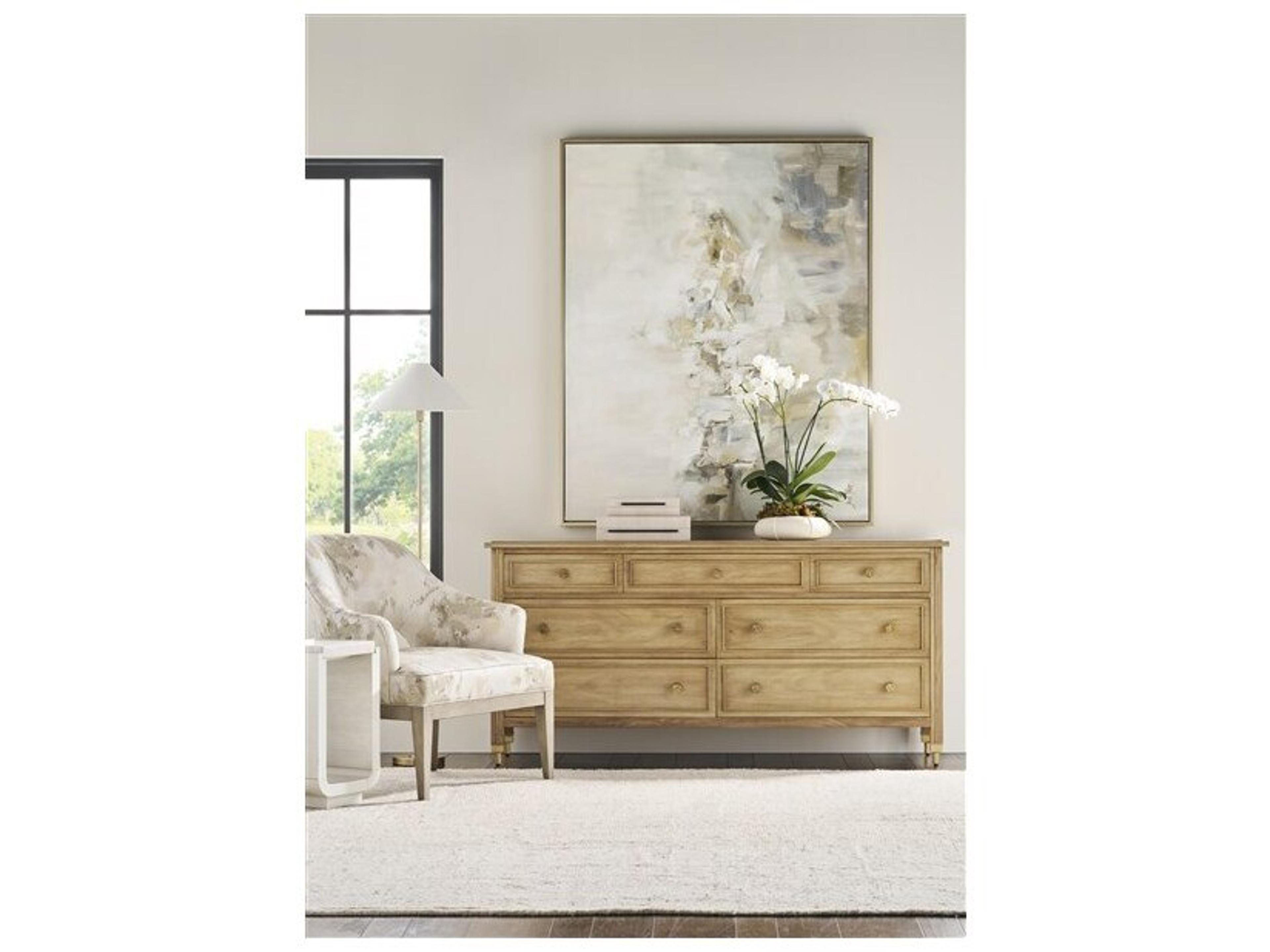 Vanguard Furniture Reflection 7-Drawers Natural Solid Wood Double Dresser