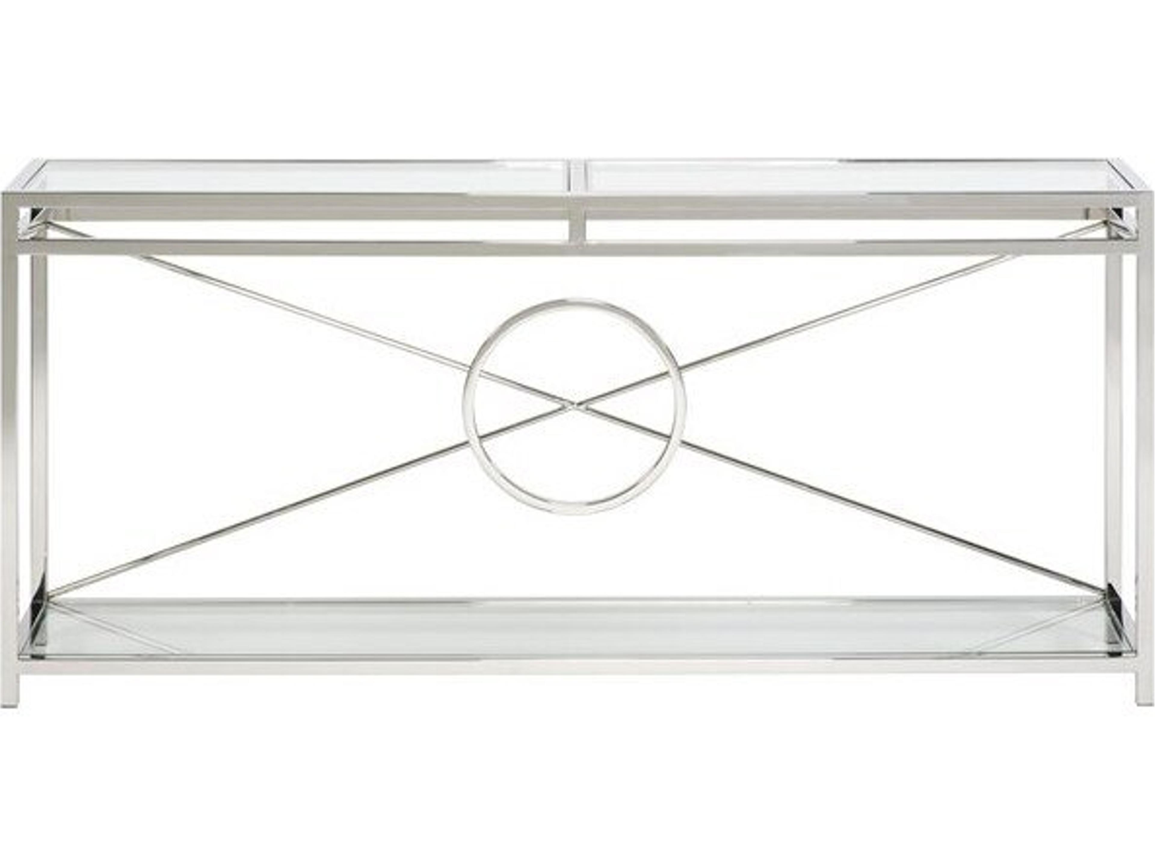 Auburn Rectangular Glass Console Table