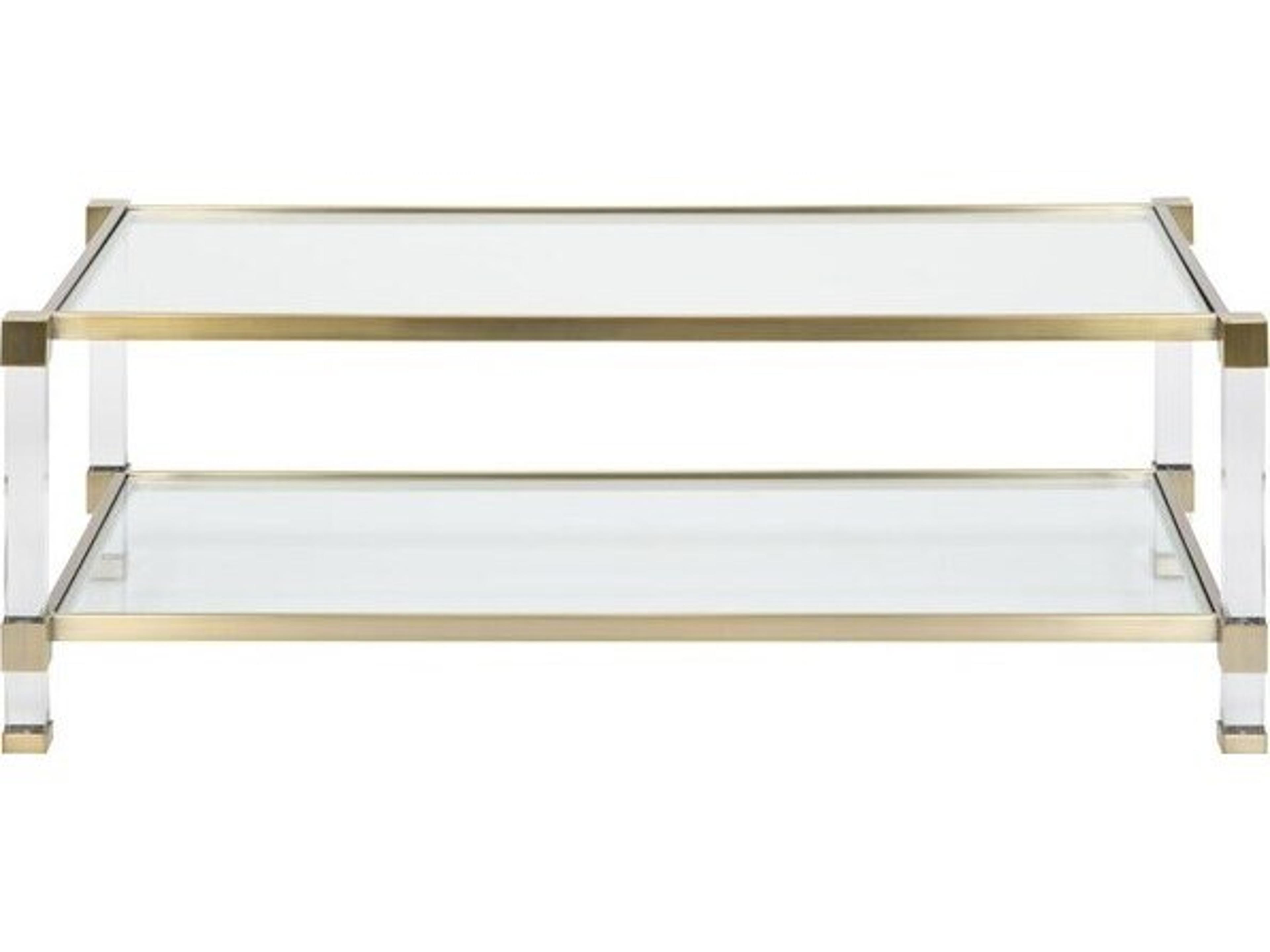 New Field Rectangular Glass Coffee Table