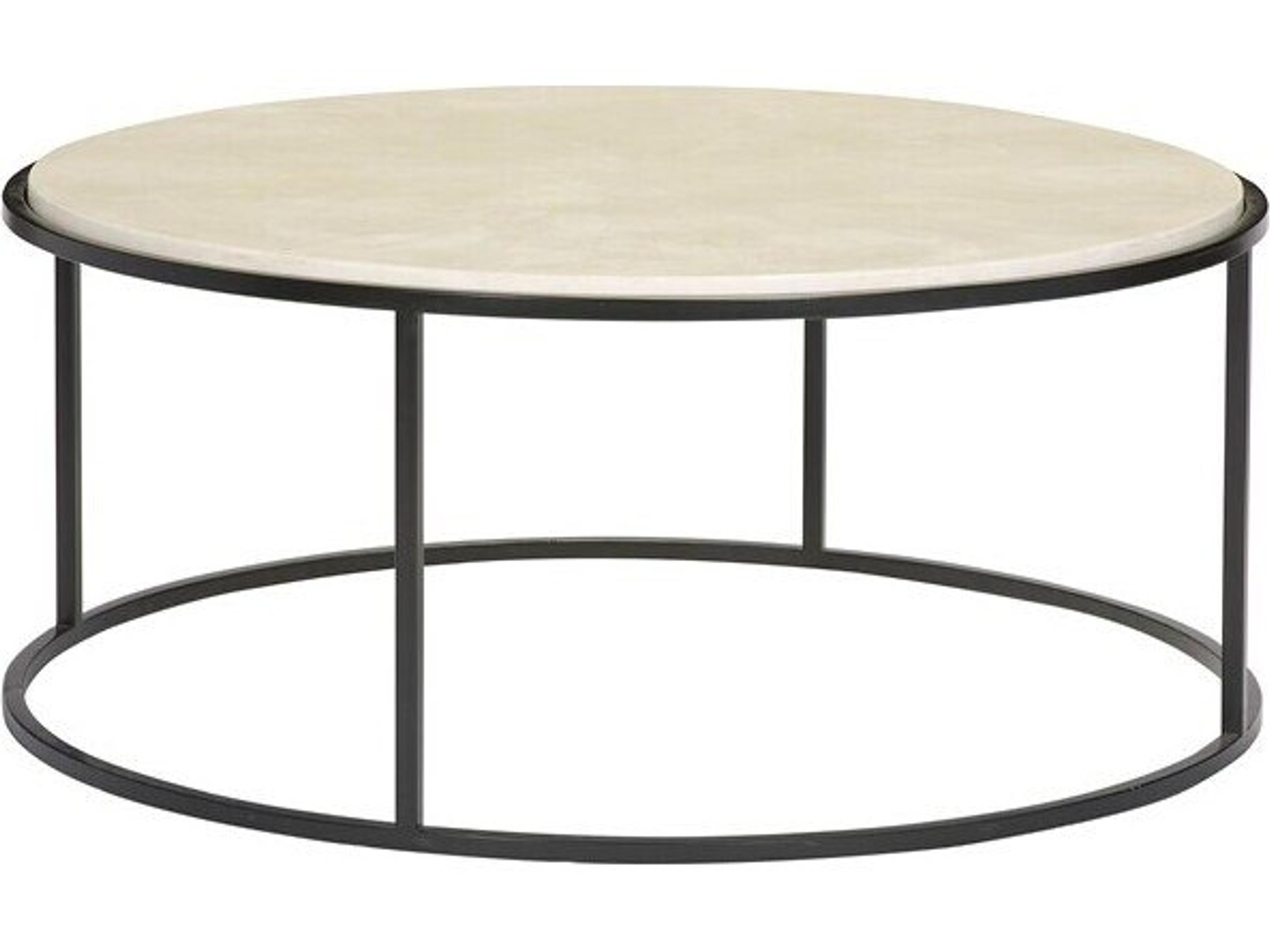 Vanguard Furniture Villa Round Marble Coffee Table