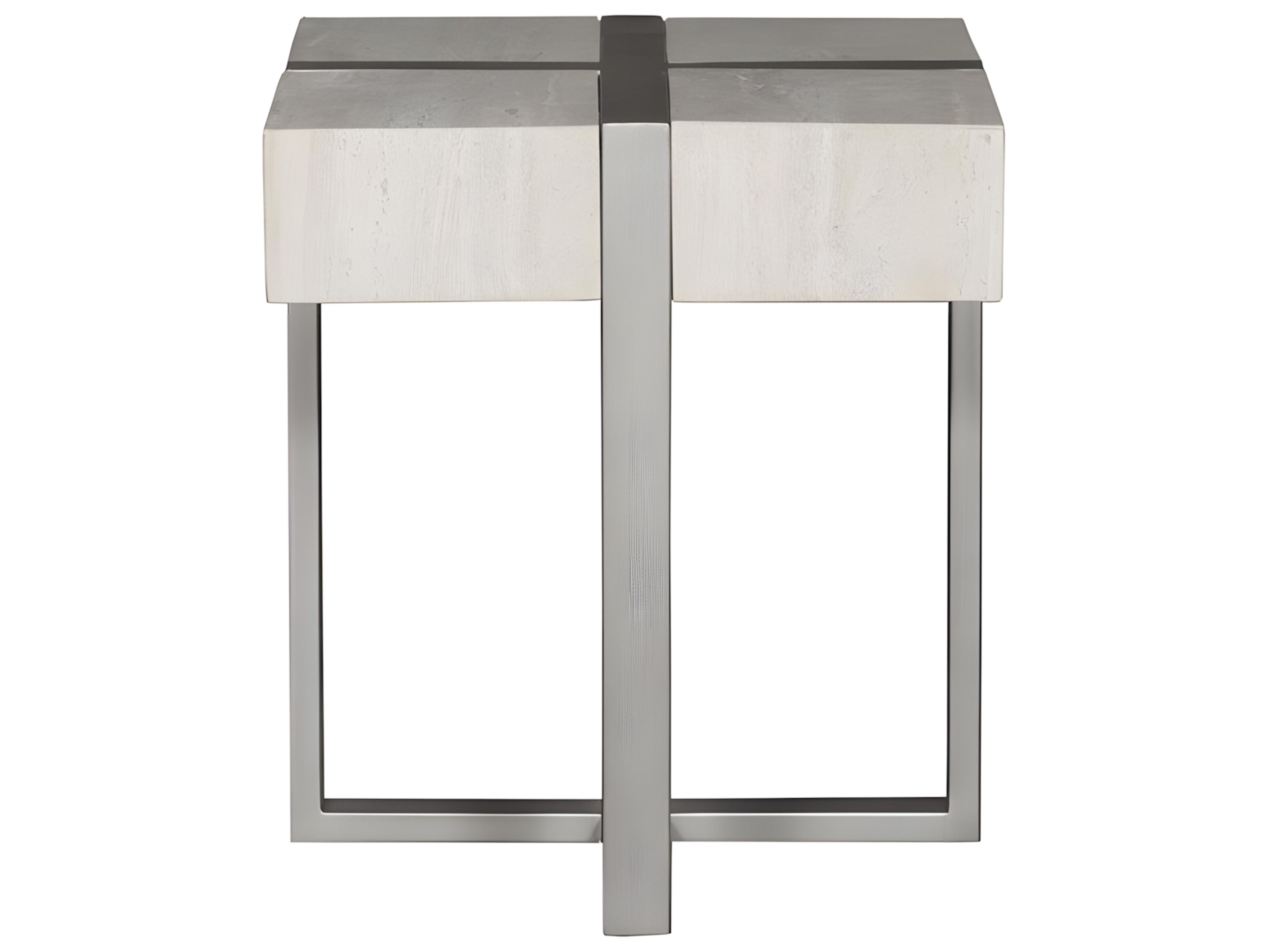 Vanguard Furniture Vanguard Formation Stone Veneer Side Table