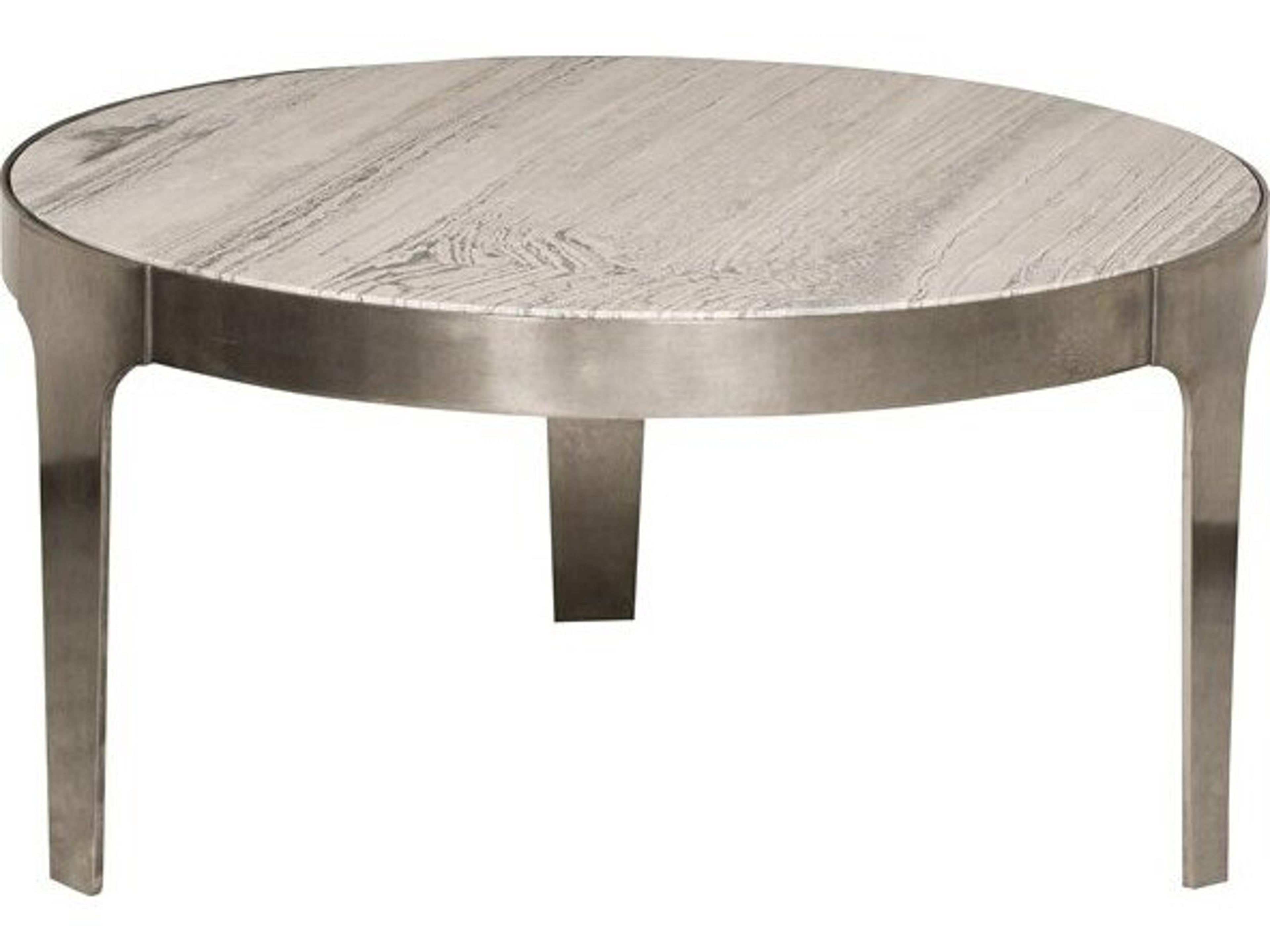 Noa Round Wood Coffee Table