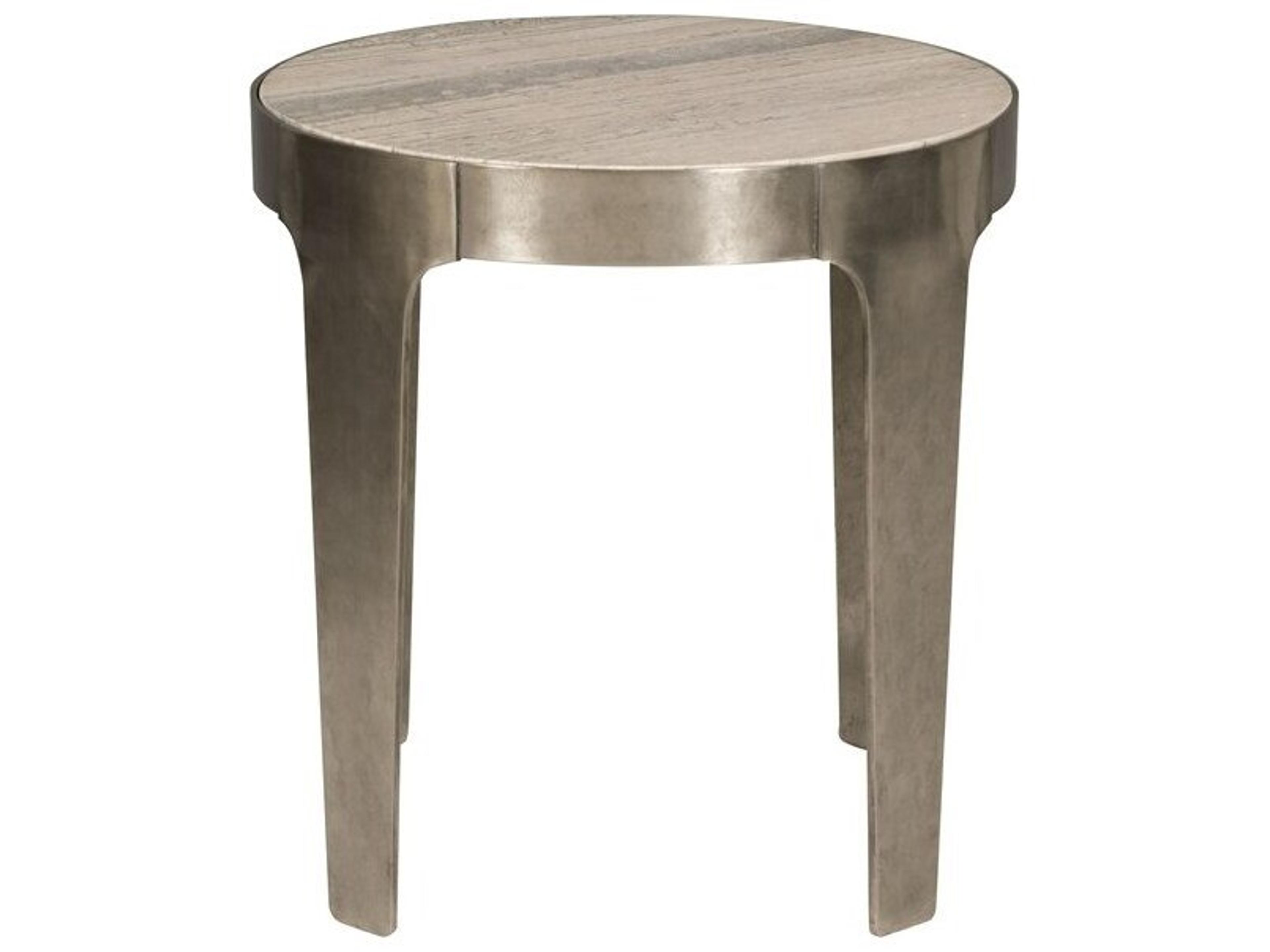 Noa Round Wood End Table