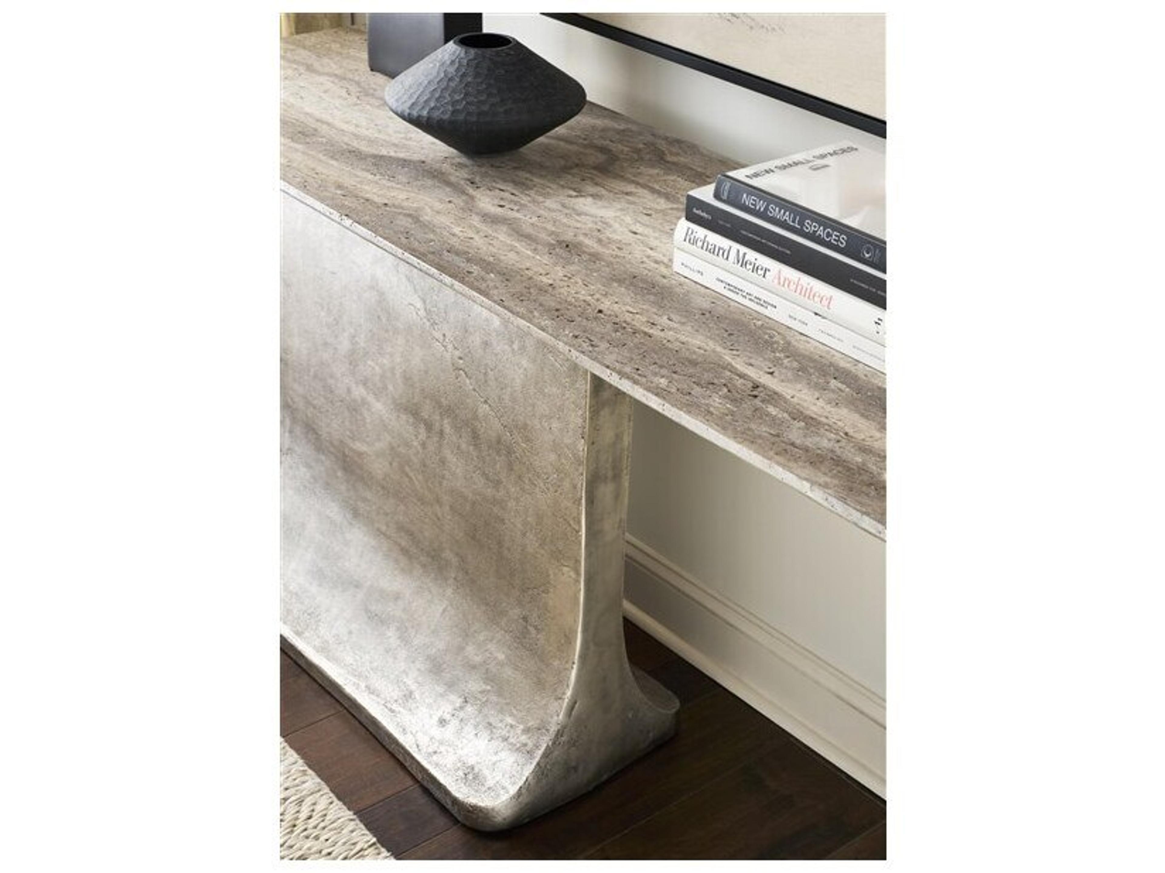 Vanguard Furniture Reveal Rectangular Metal Console Table