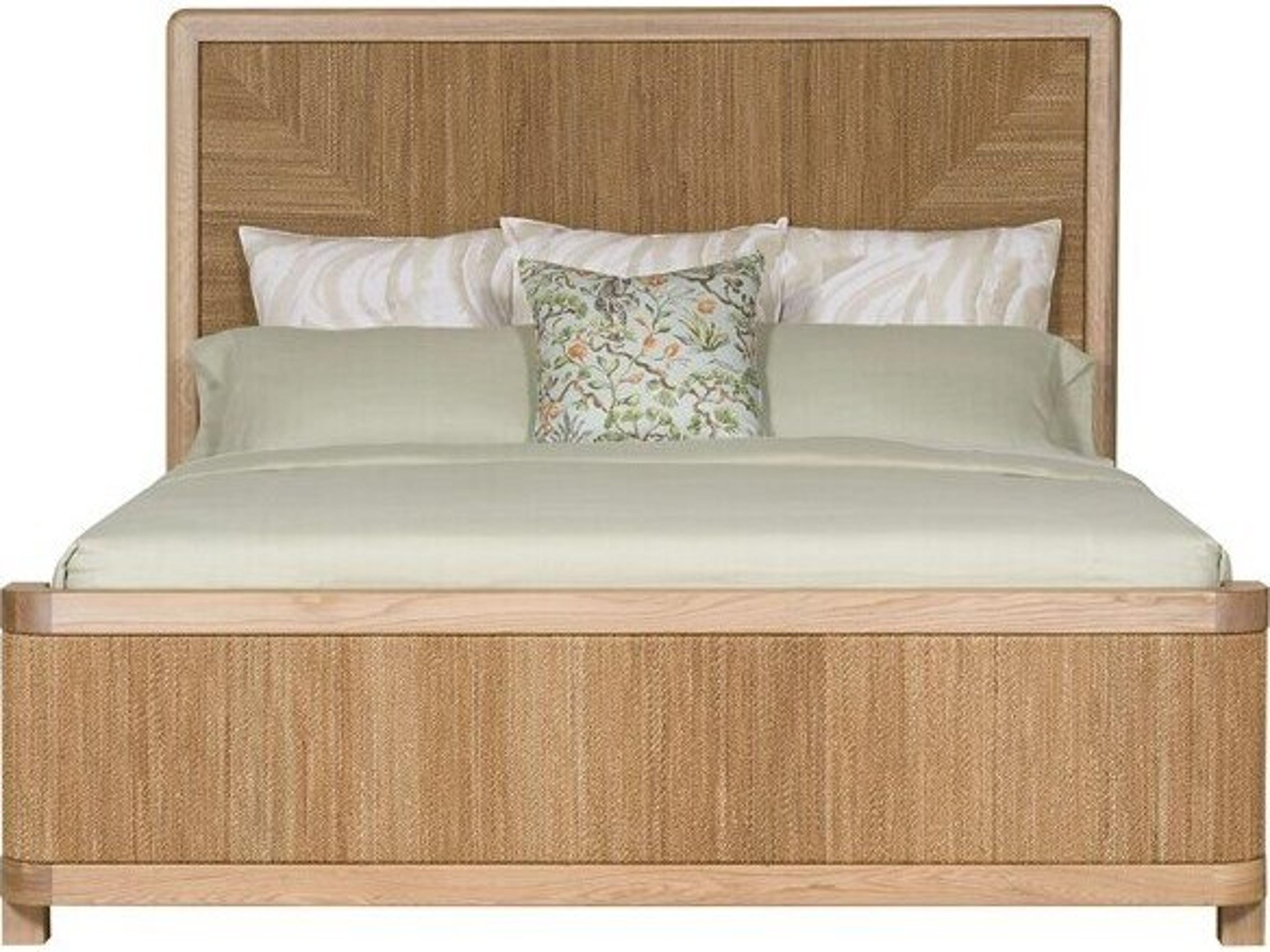 Vanguard Furniture Form Natural Oak Wood King Platform Bed