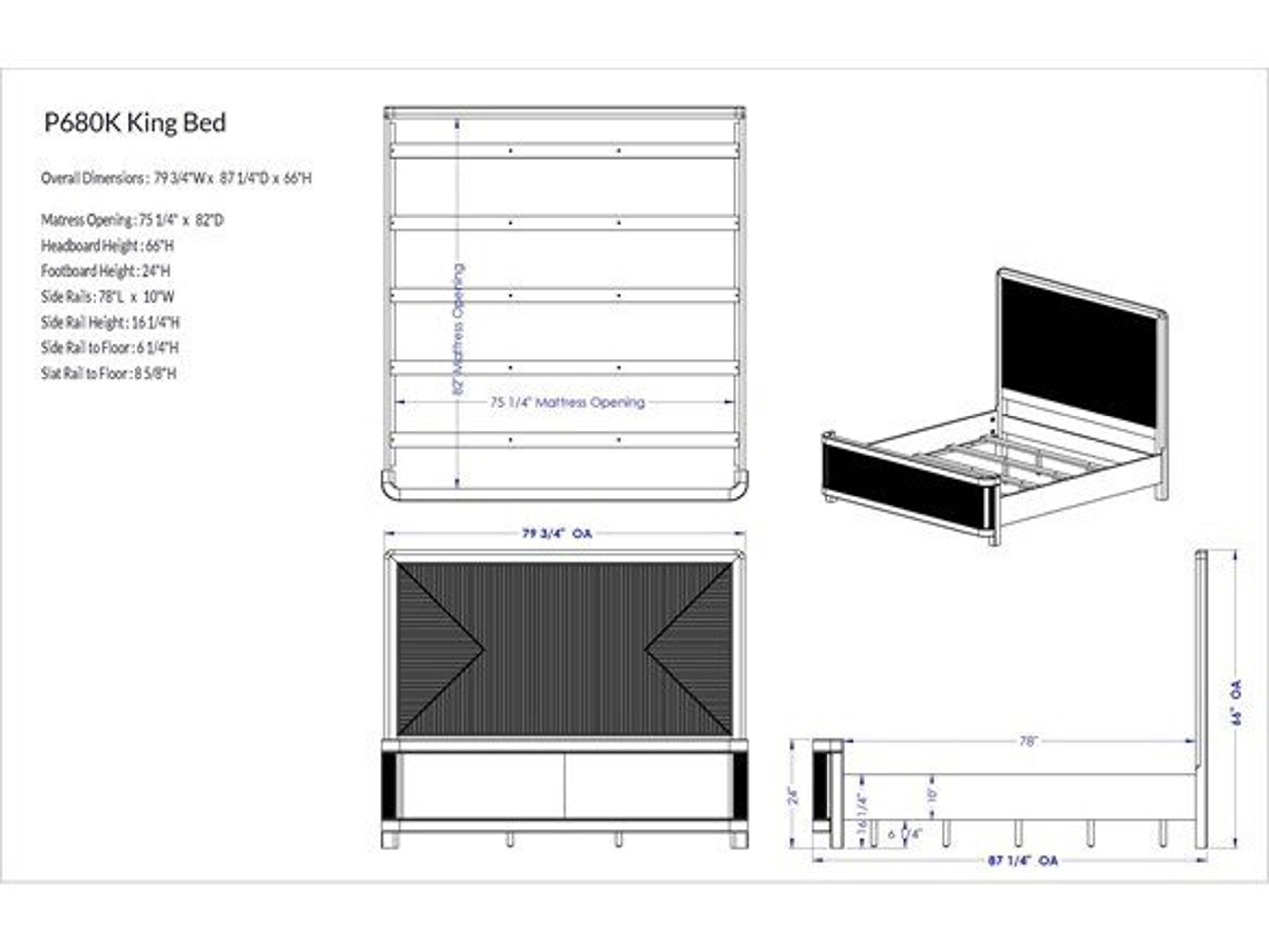 Vanguard Furniture Form Natural Oak Wood King Platform Bed