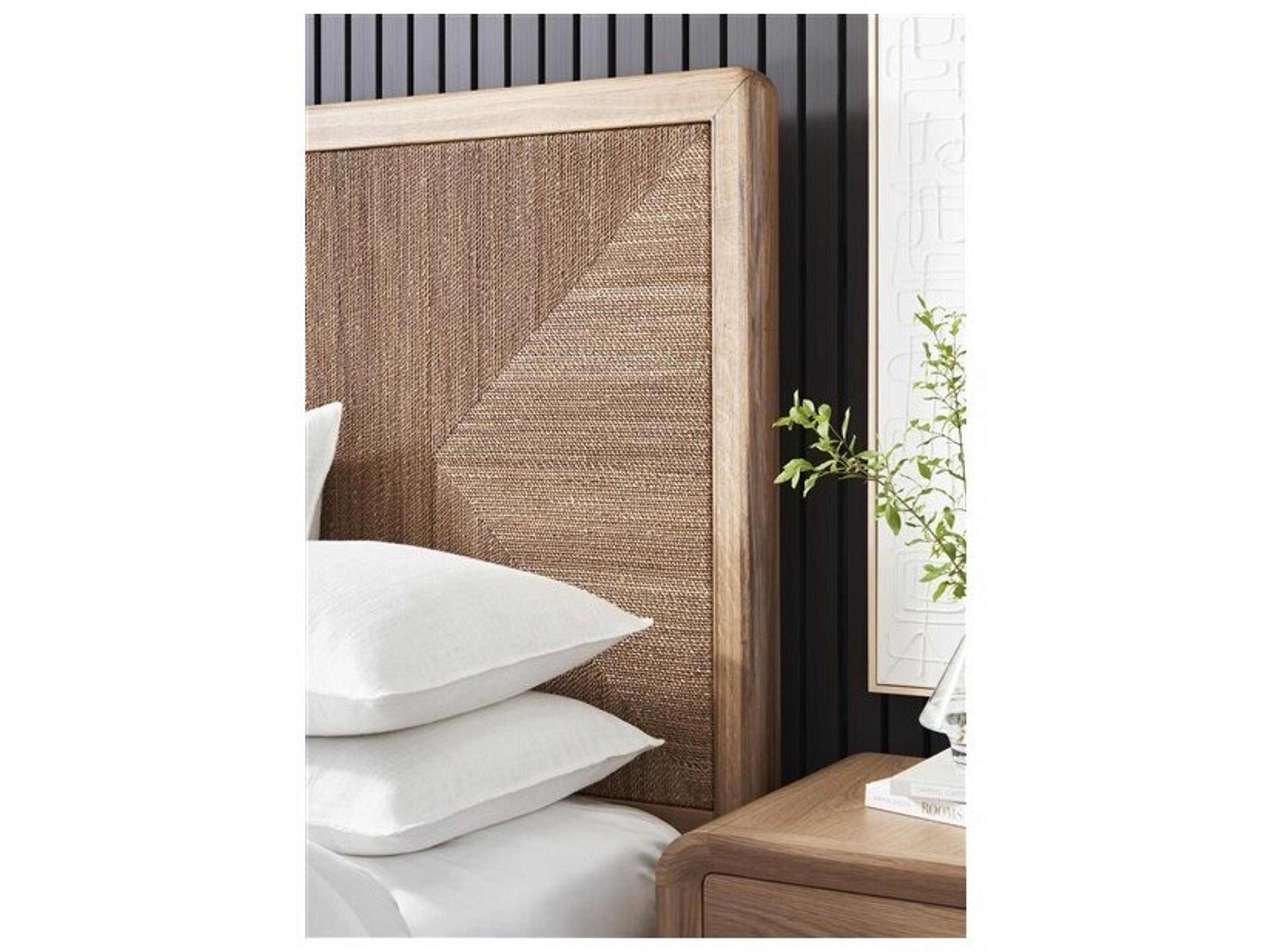 Vanguard Furniture Form Natural Oak Wood King Platform Bed