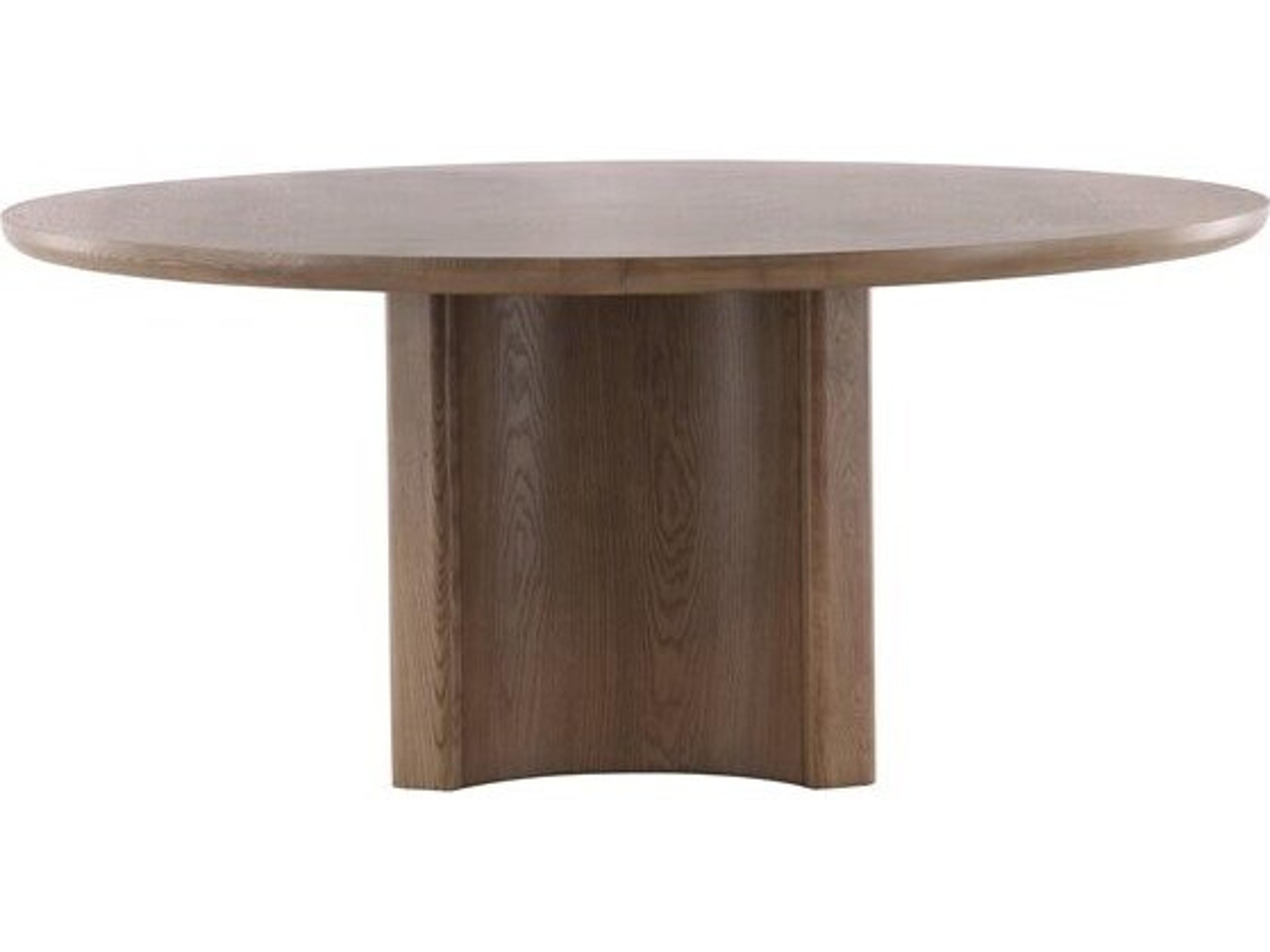 Form Round Wood Dining Table