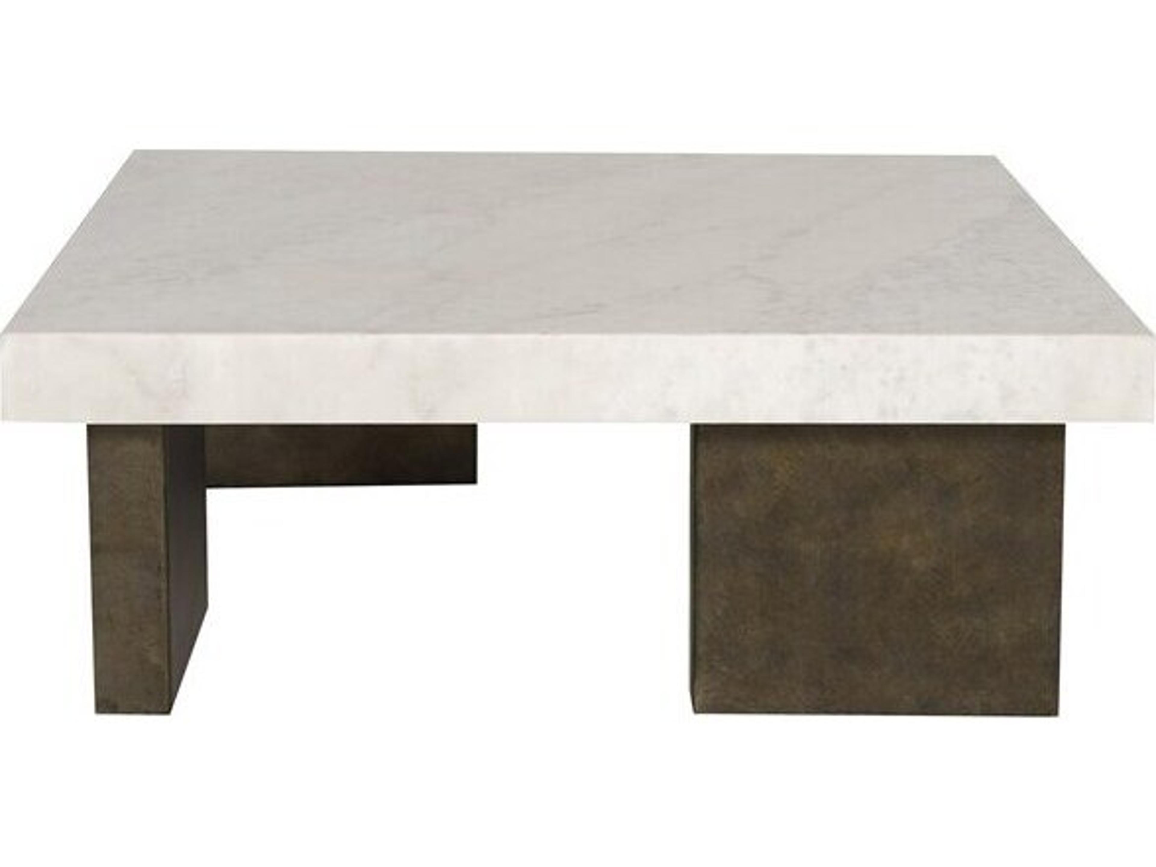 Santa Cruz Rectangular Marble Coffee Table