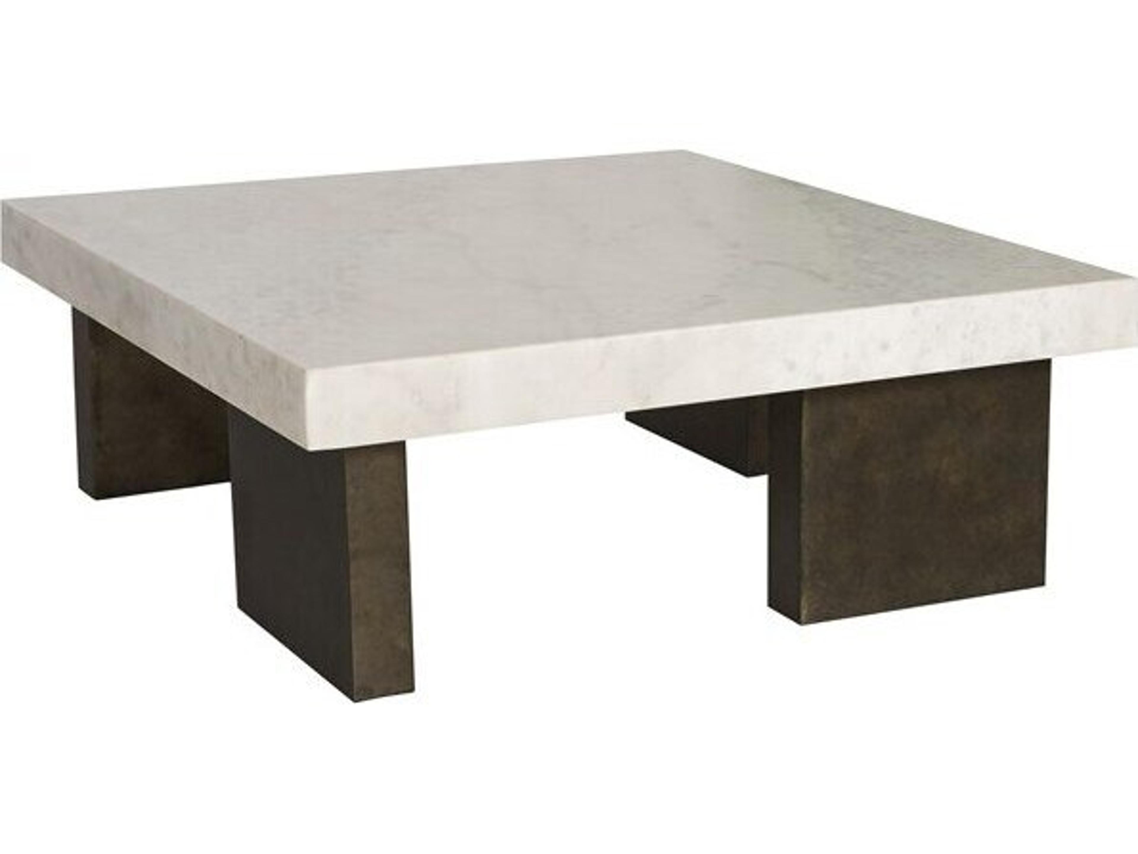 Vanguard Furniture Santa Cruz Rectangular Marble Coffee Table