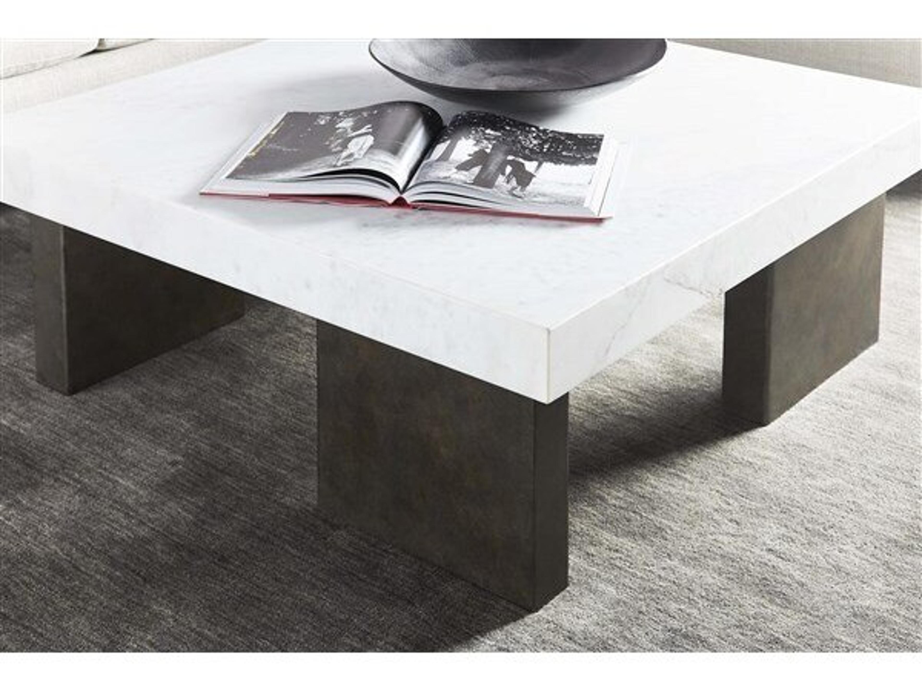 Vanguard Furniture Santa Cruz Rectangular Marble Coffee Table