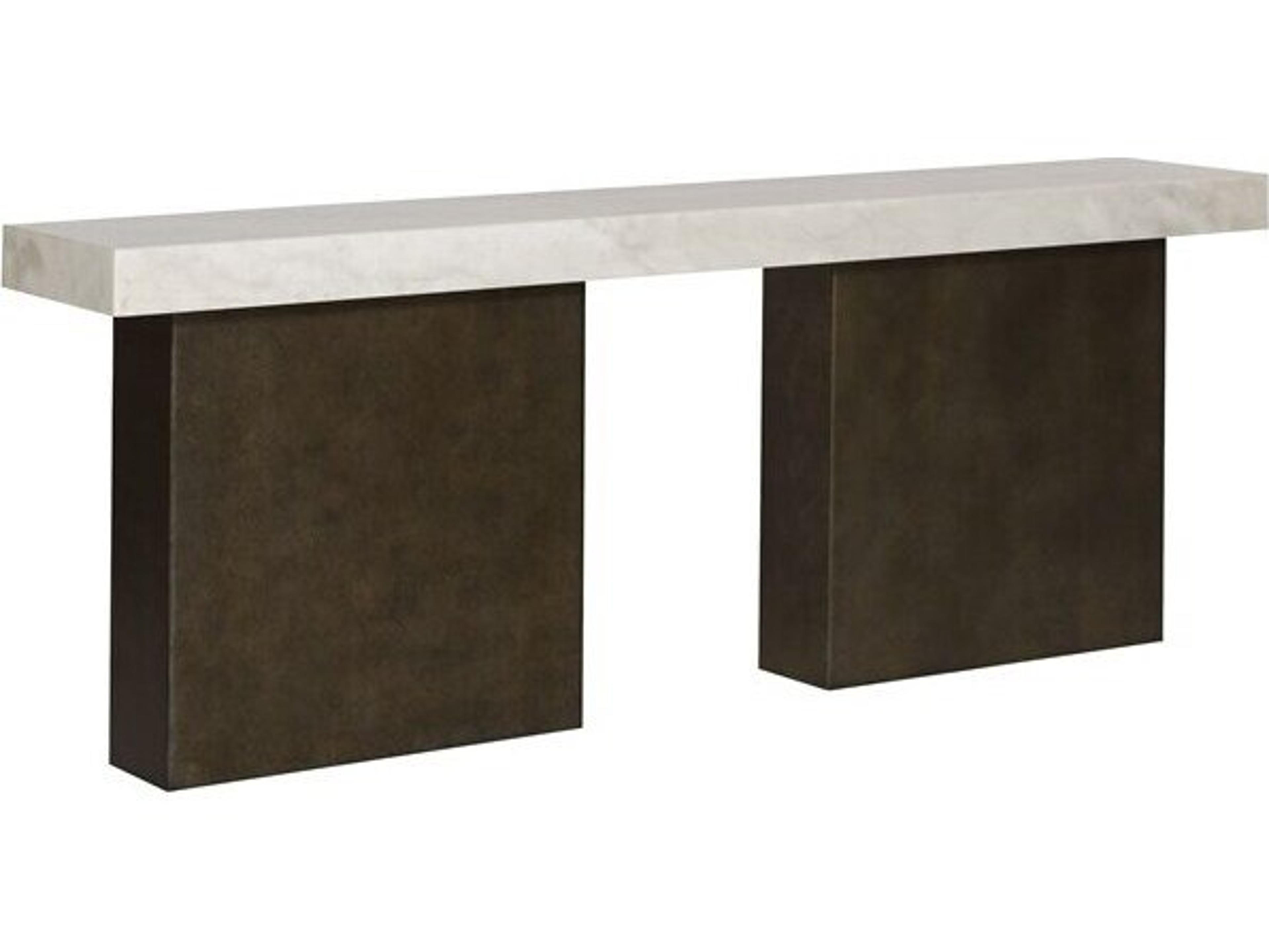 Vanguard Furniture Santa Cruz Rectangular Marble Console Table