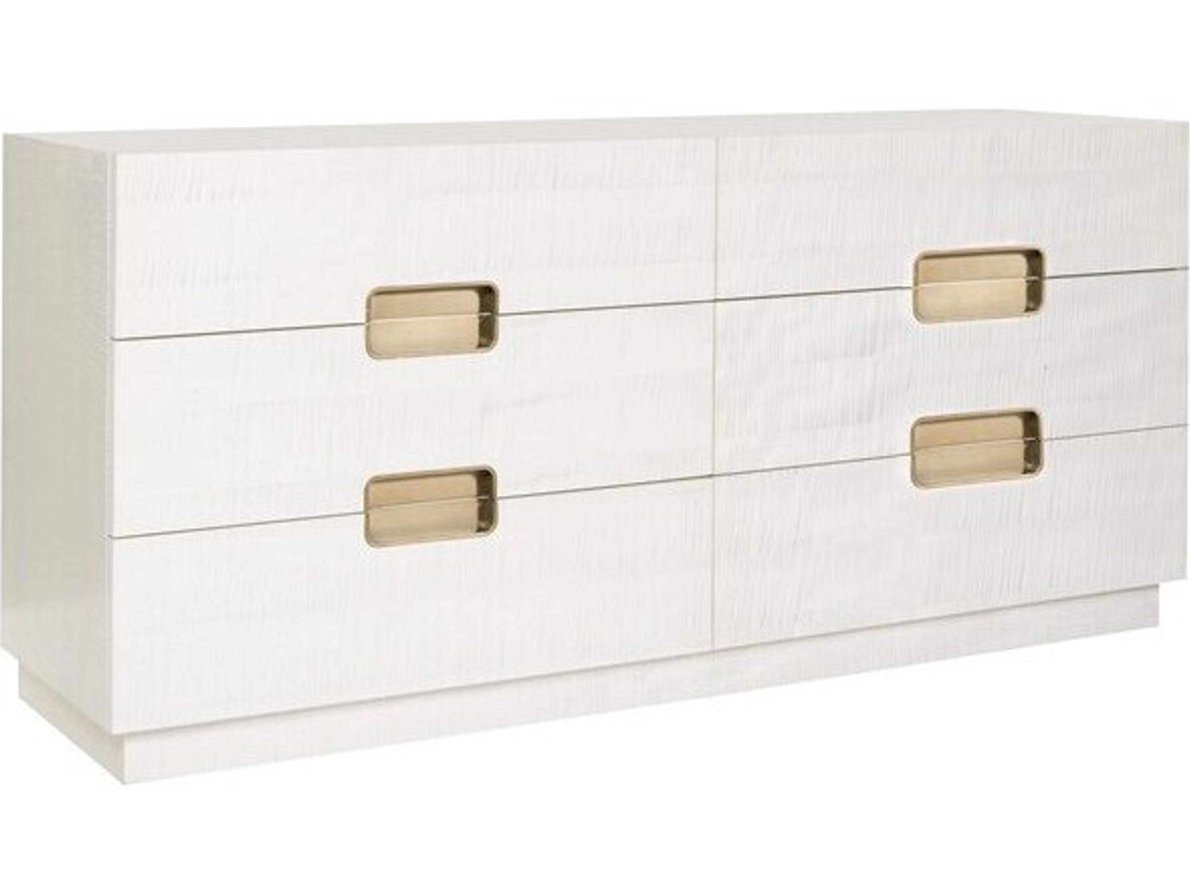 Vanguard Furniture Splendor 4-Drawers White Solid Wood Double Dresser