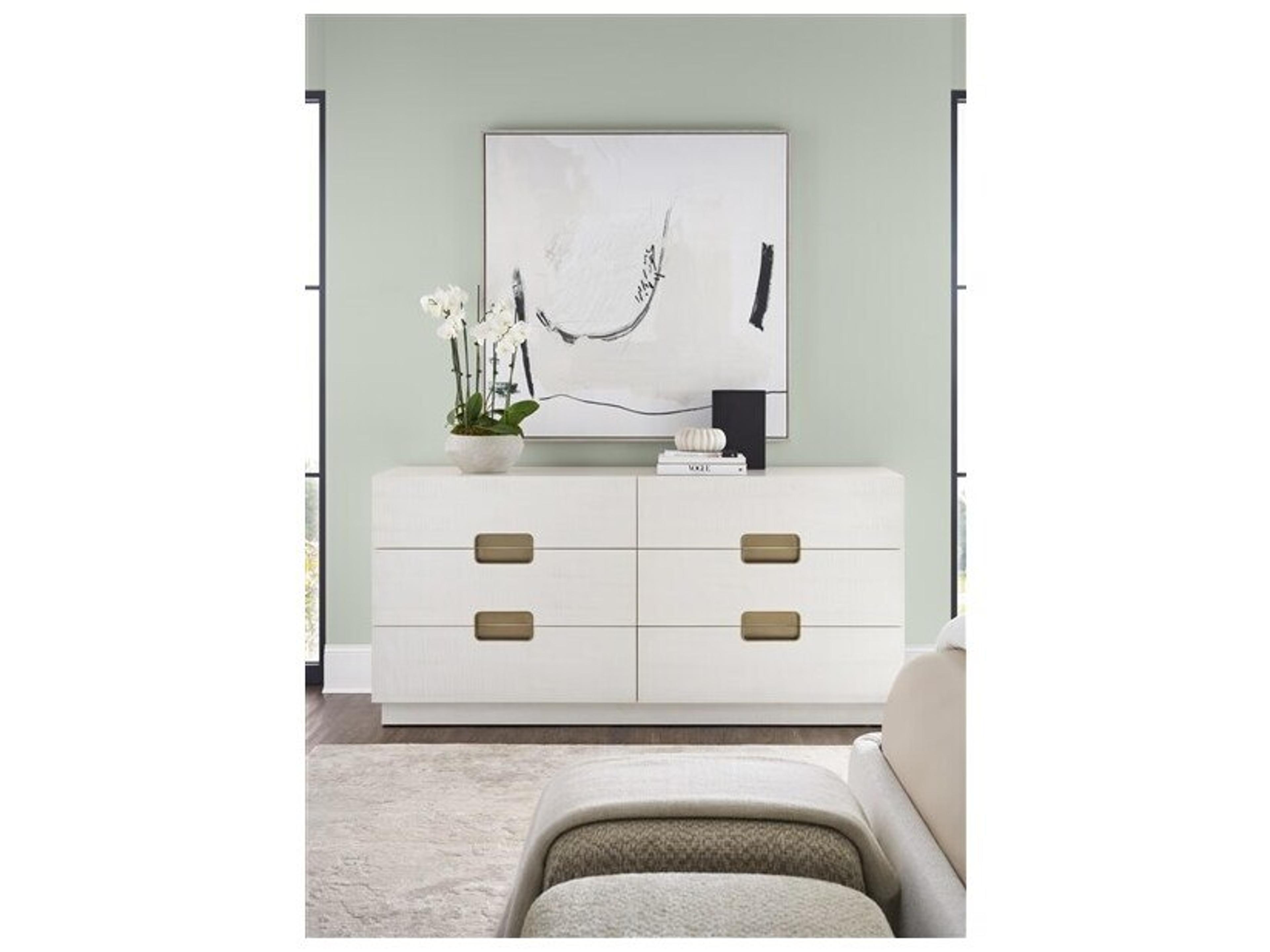 Vanguard Furniture Splendor 4-Drawers White Solid Wood Double Dresser