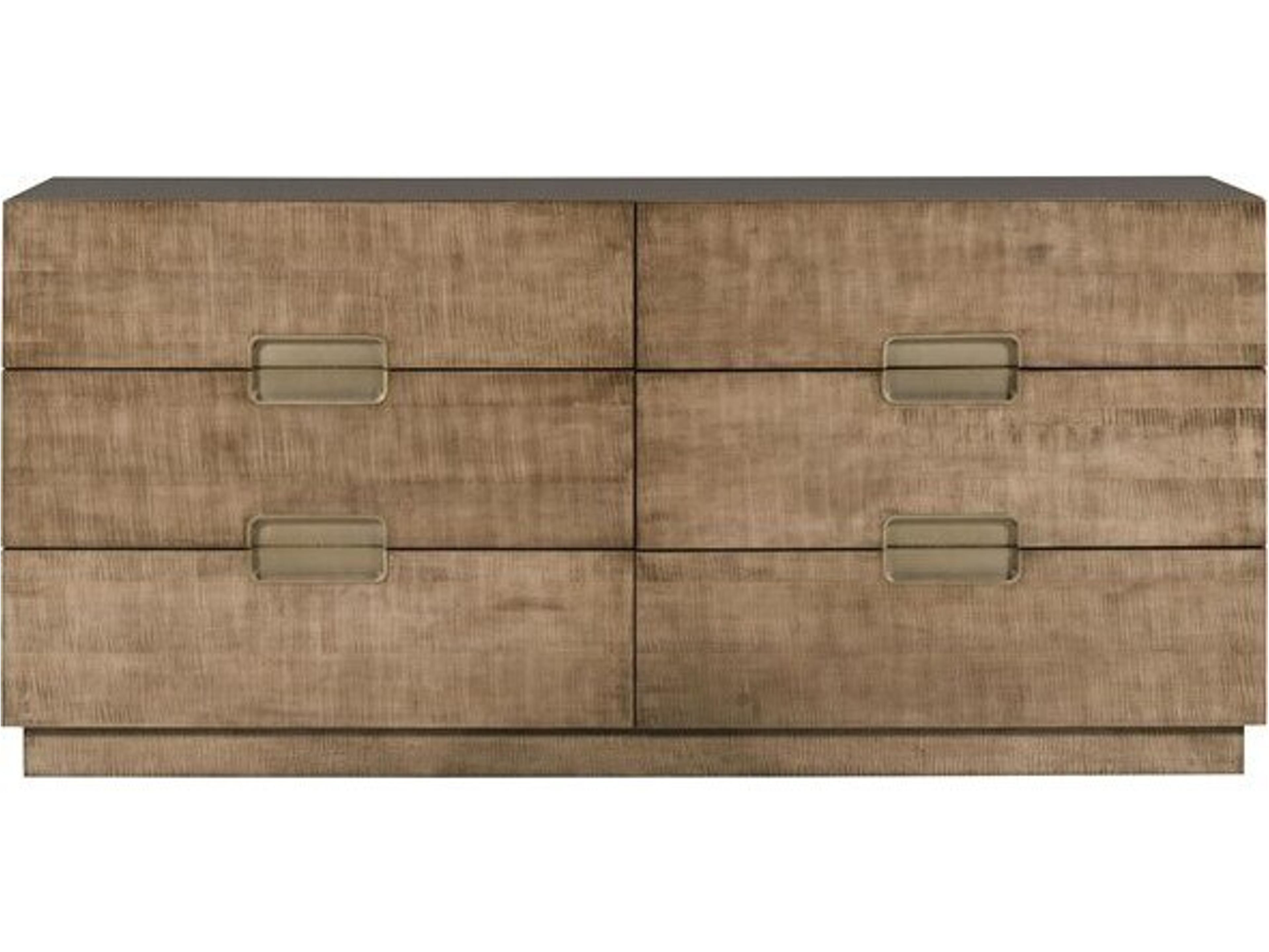 Splendor 6-Drawers Natural Double Dresser