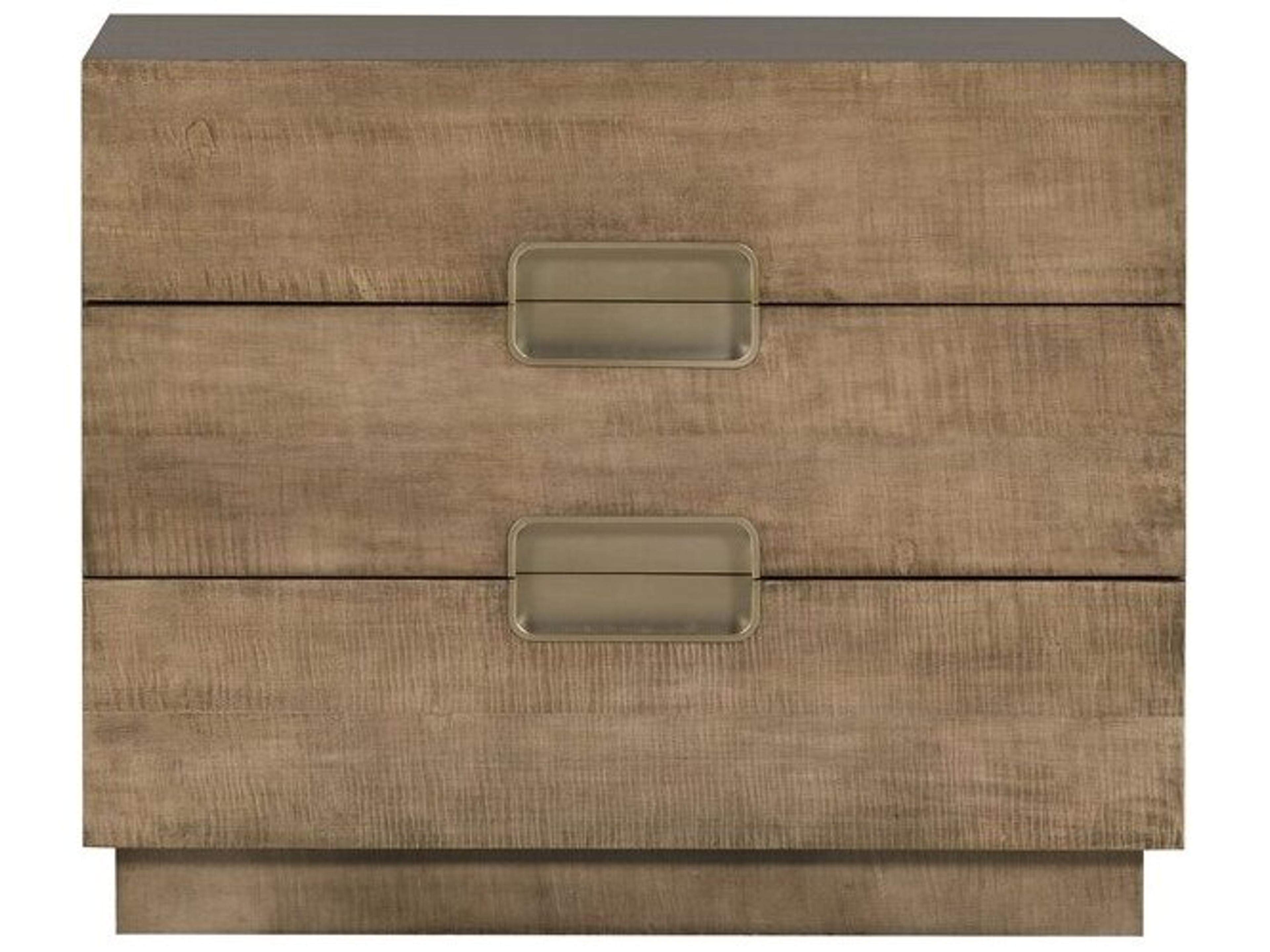 Splendor 3-Drawers Natural Nightstand