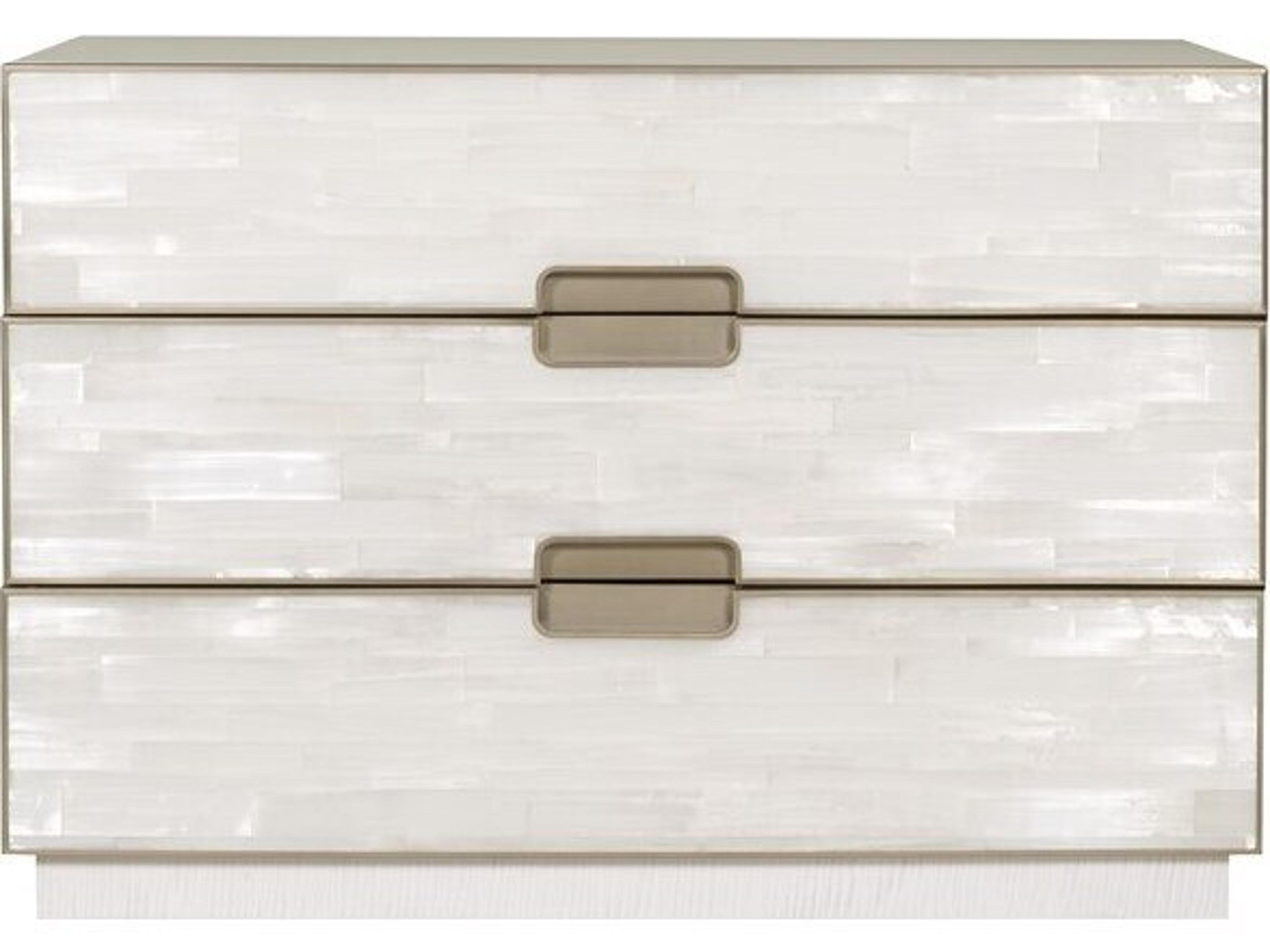 Splendor 3-Drawers White Double Dresser