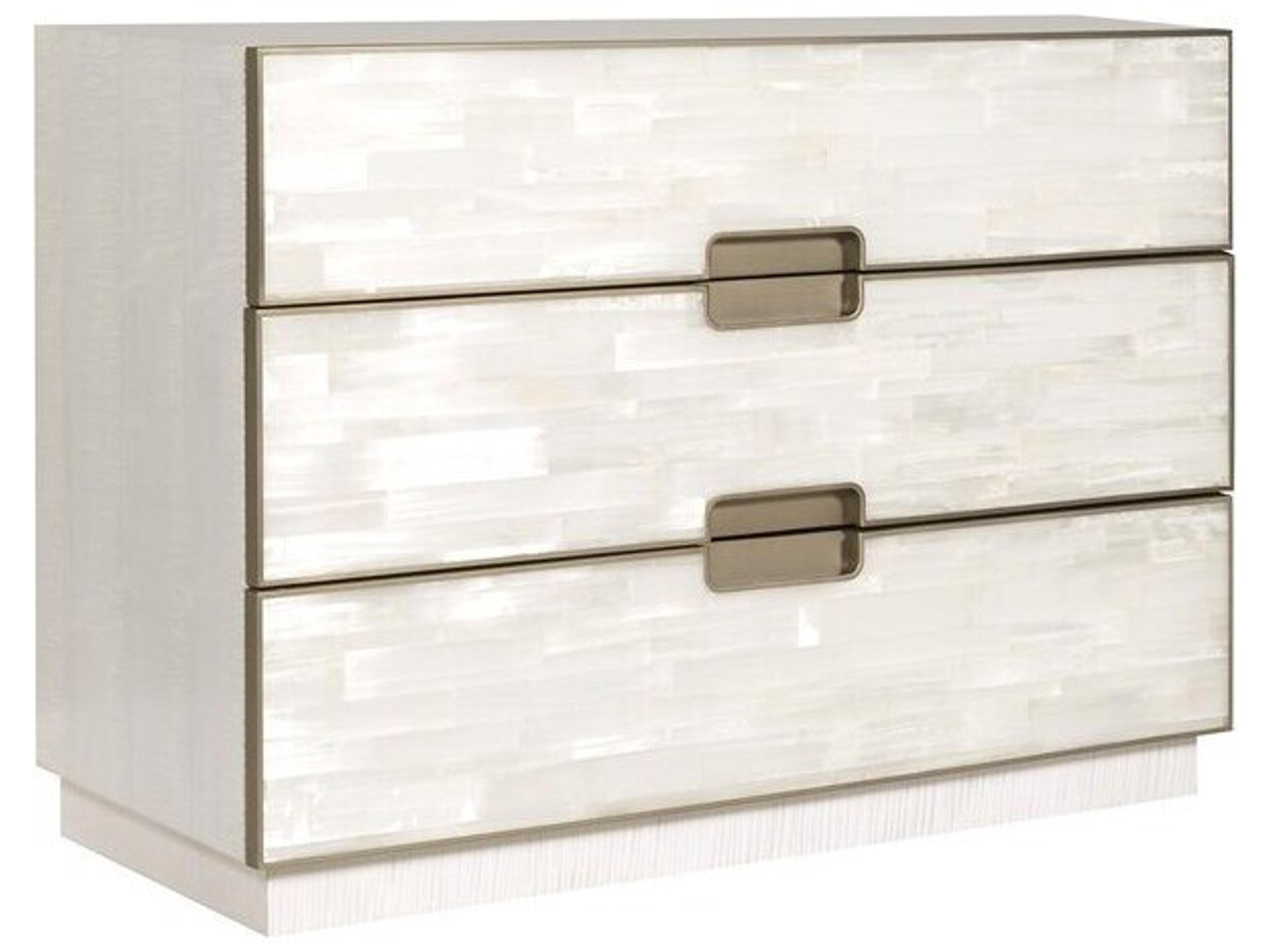 Vanguard Furniture Splendor 3-Drawers White Double Dresser
