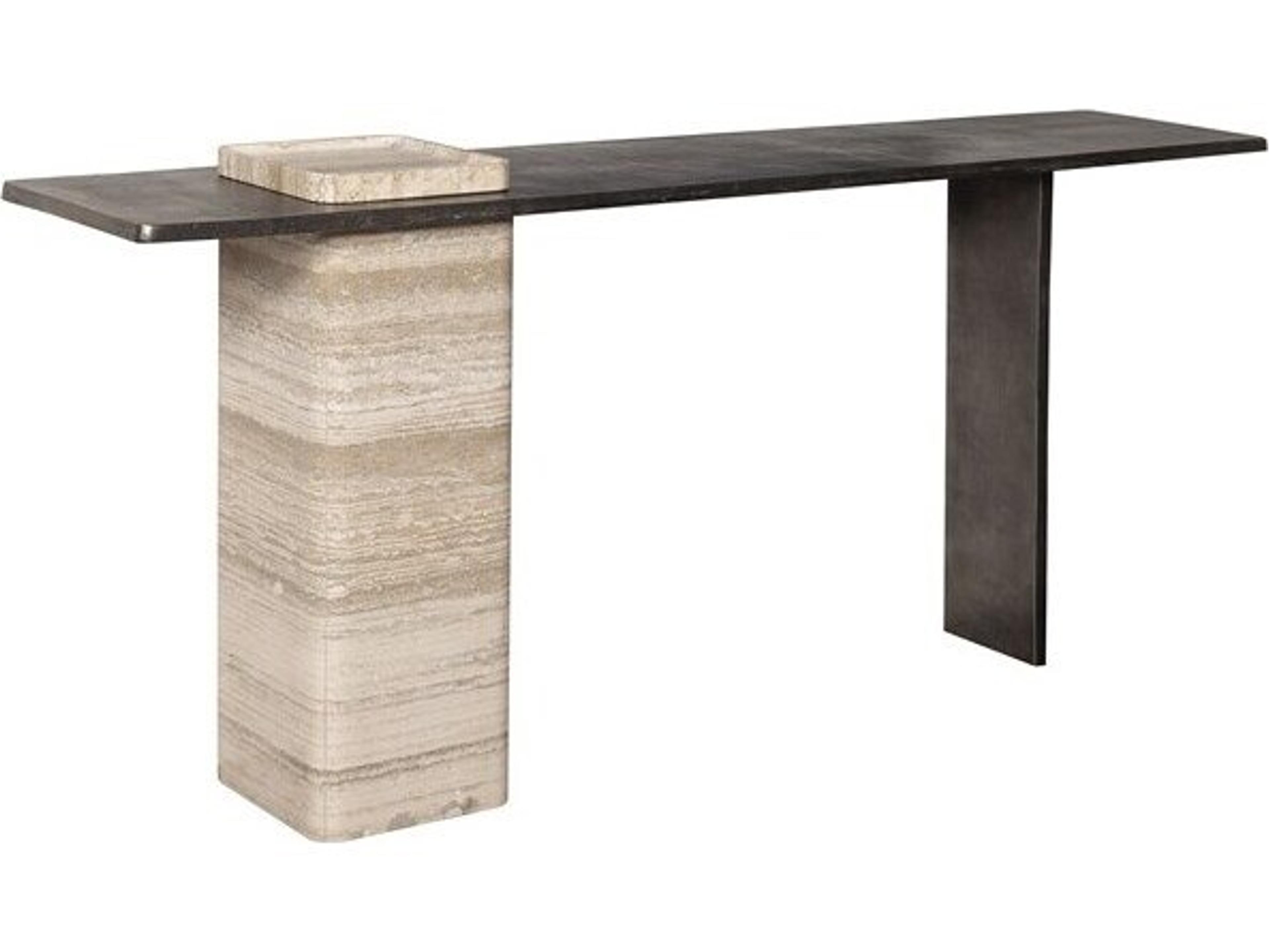 Vanguard Furniture Flynn Rectangular Stone Console Table