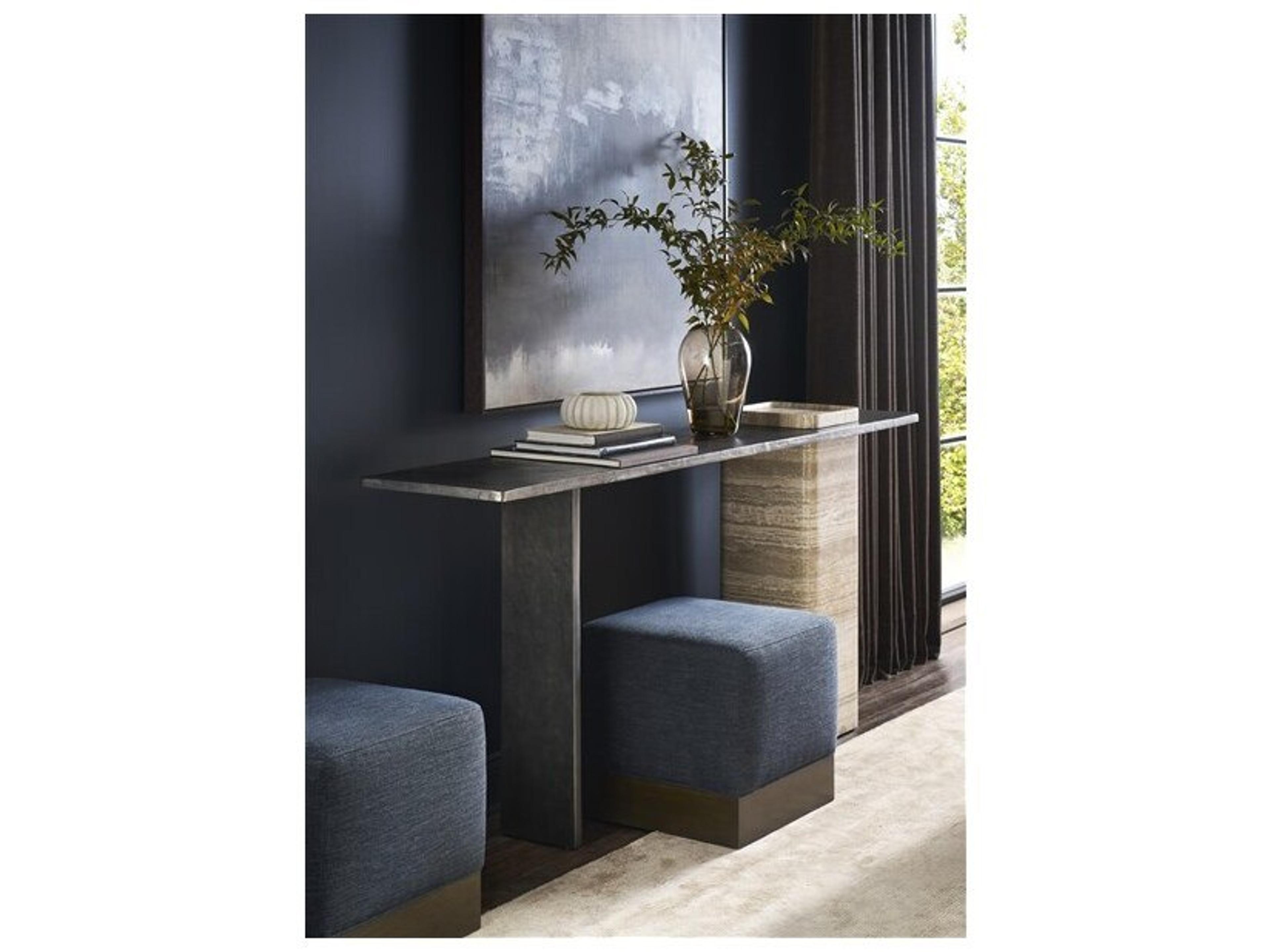 Vanguard Furniture Flynn Rectangular Stone Console Table