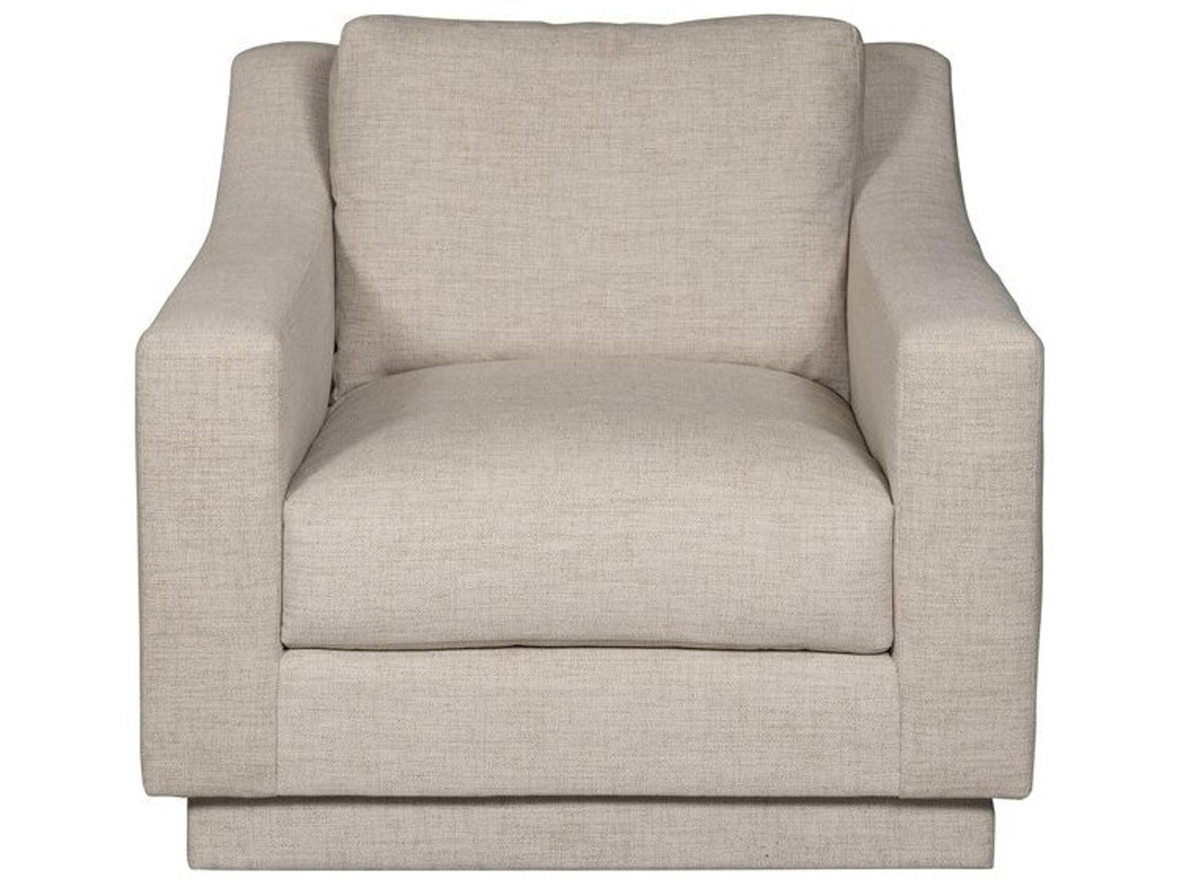 Asher Swivel Beige Accent Chair