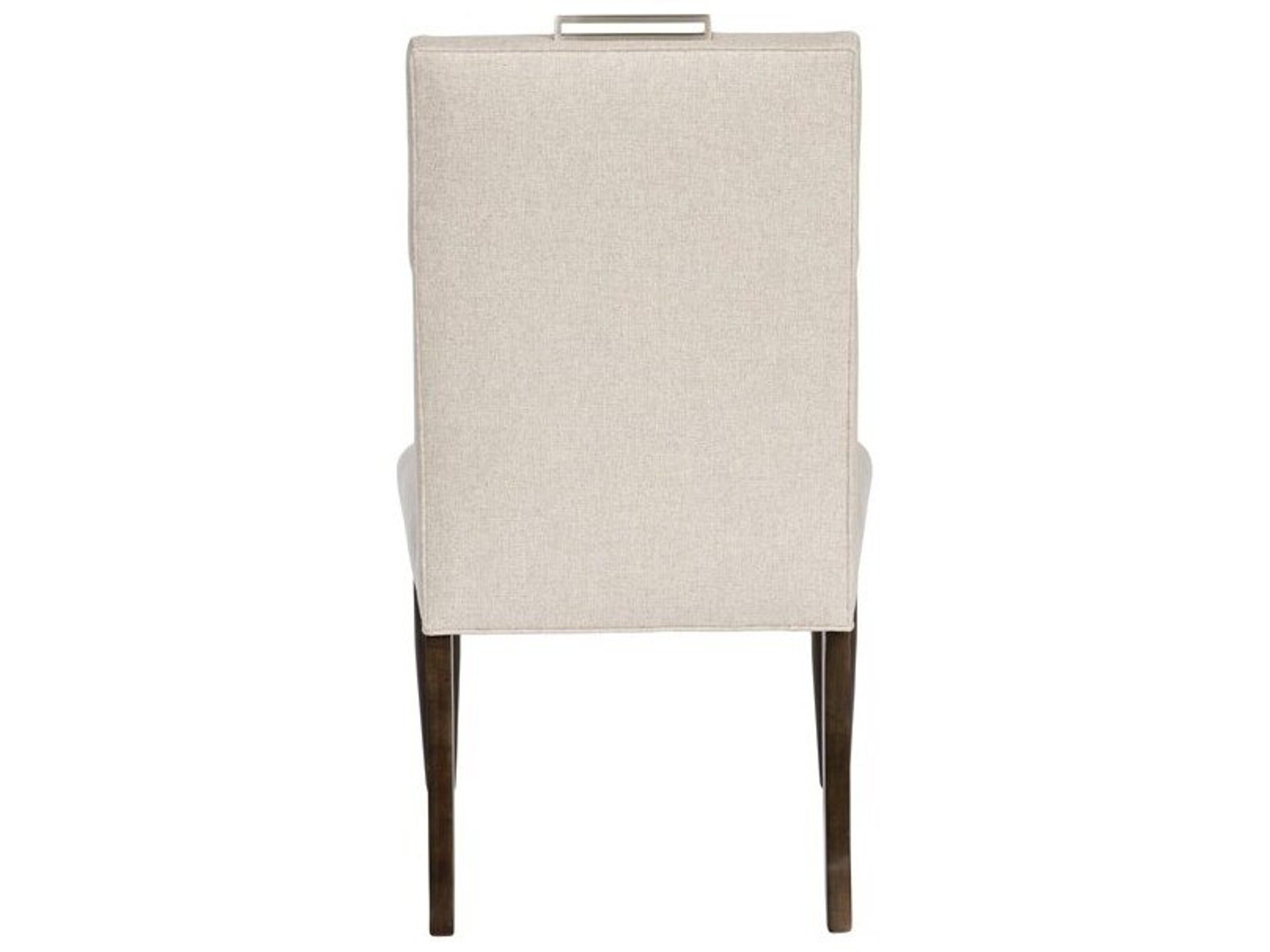 Vanguard Furniture Brattle Road Hardwood Beige Upholstered Armless Dining Chair