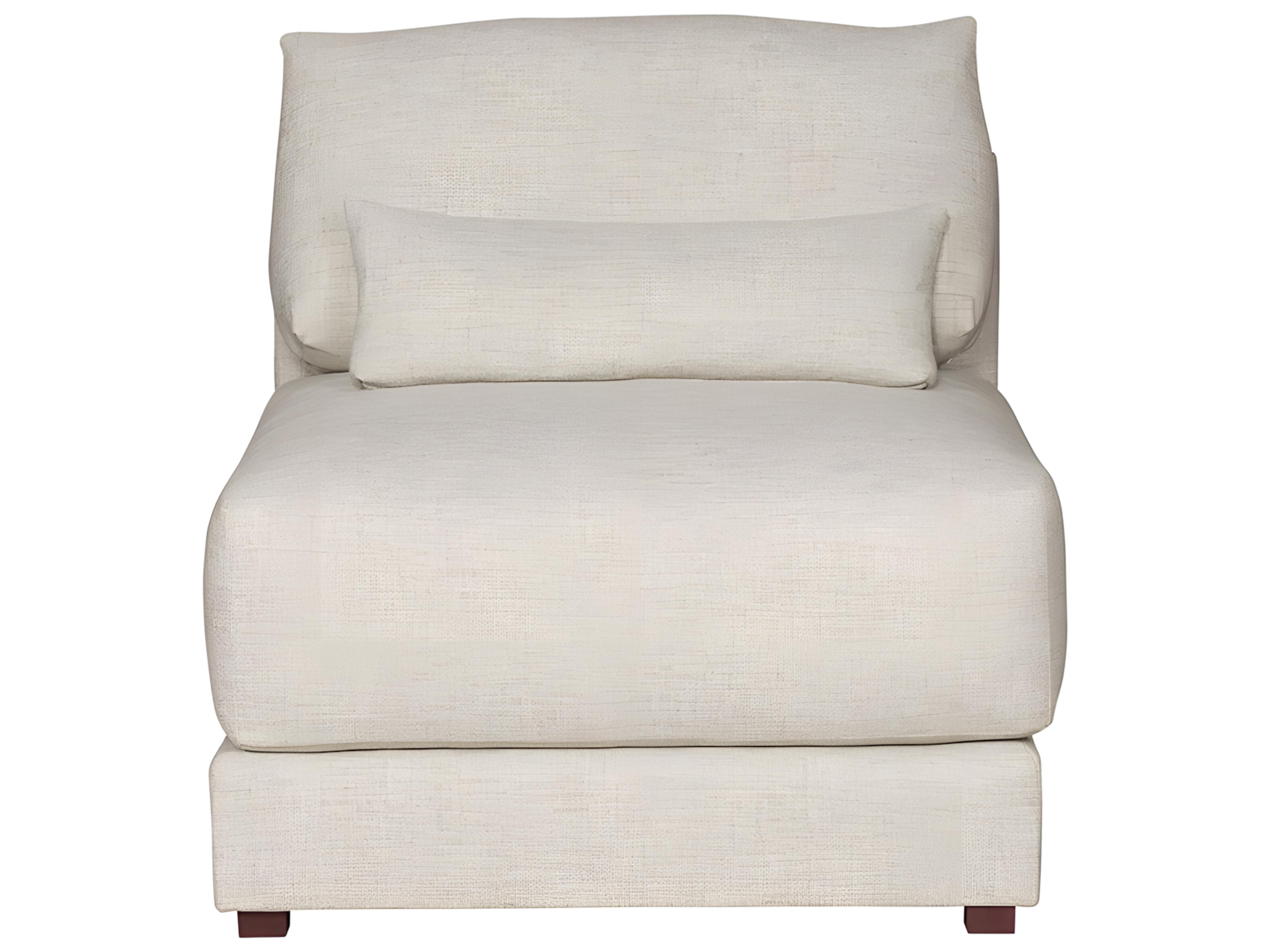 Ease Dove Armless Chair