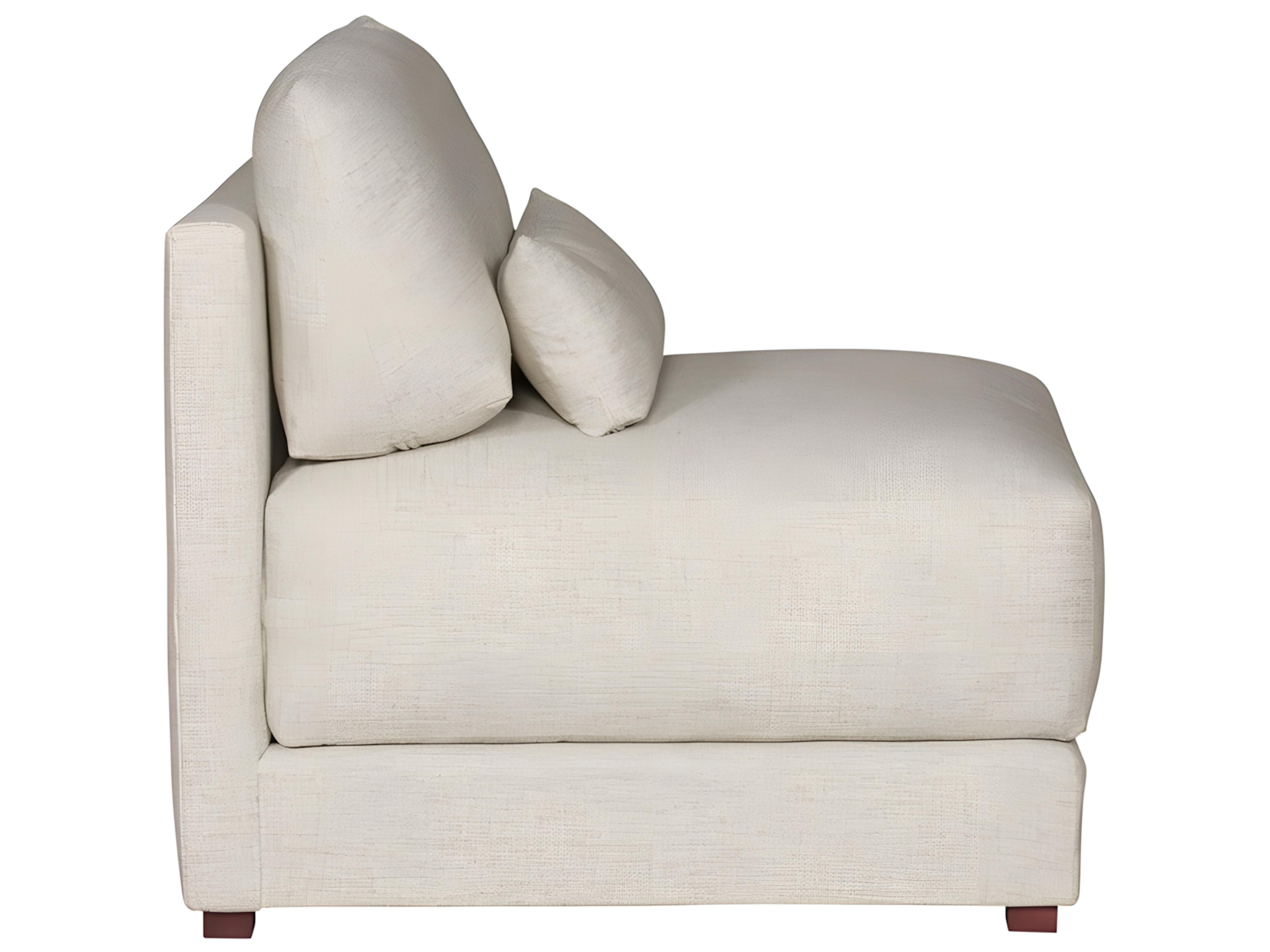 Vanguard Furniture Ease Dove Armless Chair